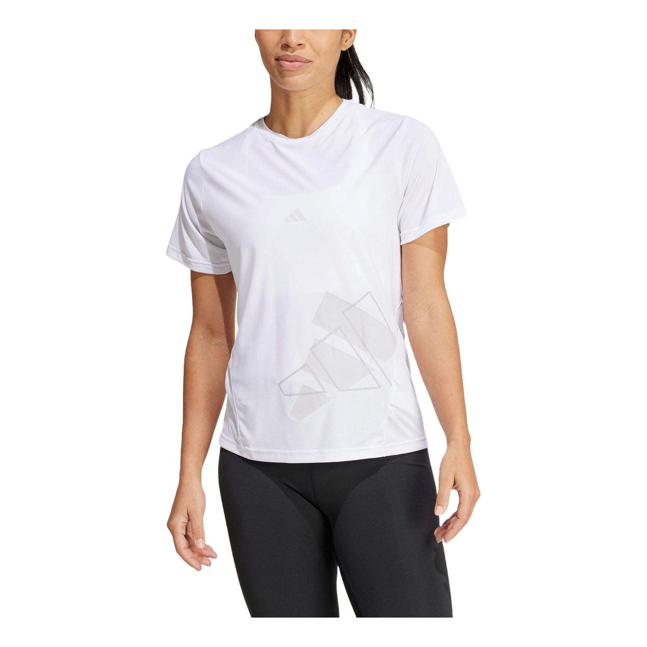 (WMNS) adidas AEROREADY Designed For Training Graphic T-Shirt Asia Sizing 'White' IY6354