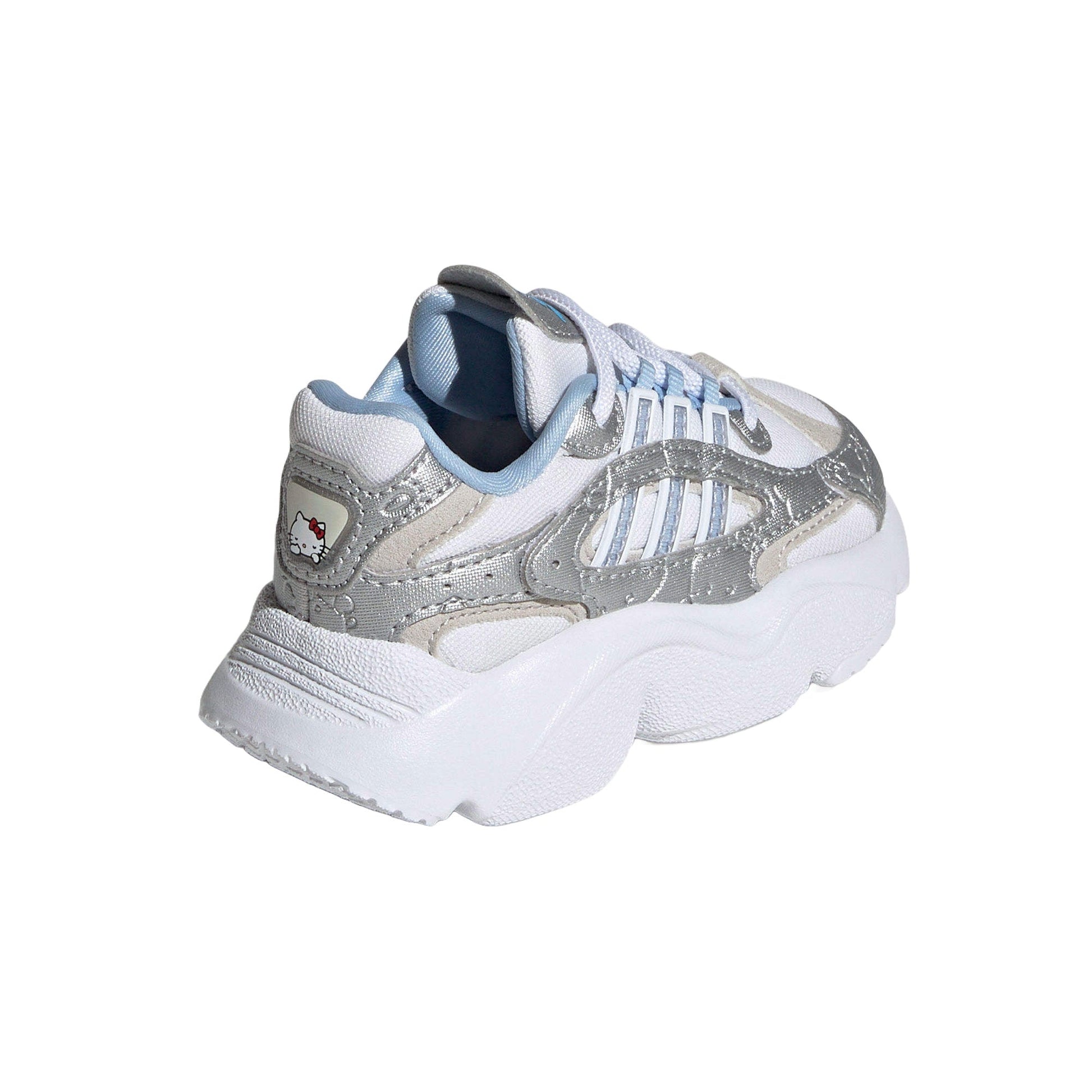 (TD) adidas x Hello Kitty Ozmillen Elastic Lace 'White Glow Blue Grey' IF7030