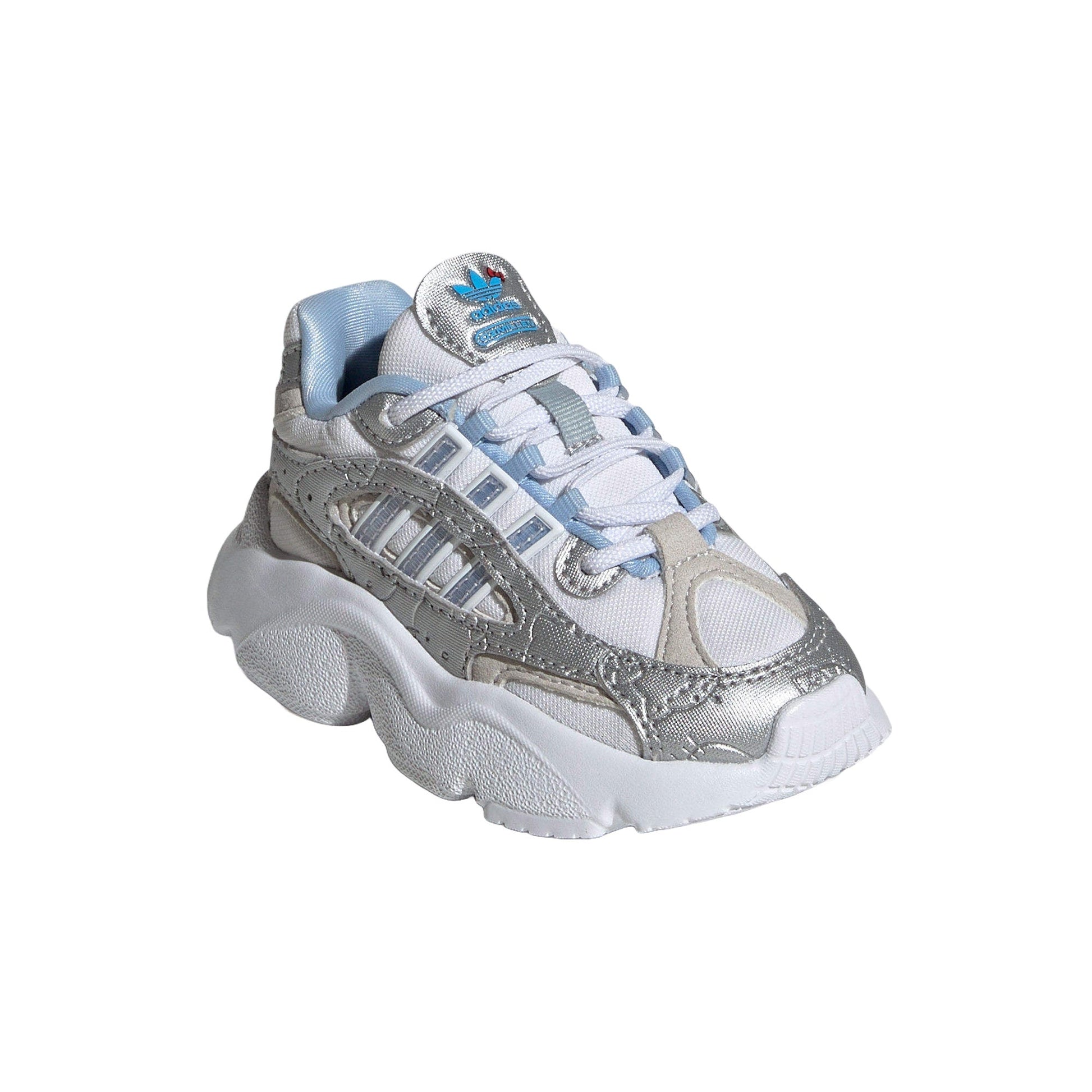 (TD) adidas x Hello Kitty Ozmillen Elastic Lace 'White Glow Blue Grey' IF7030