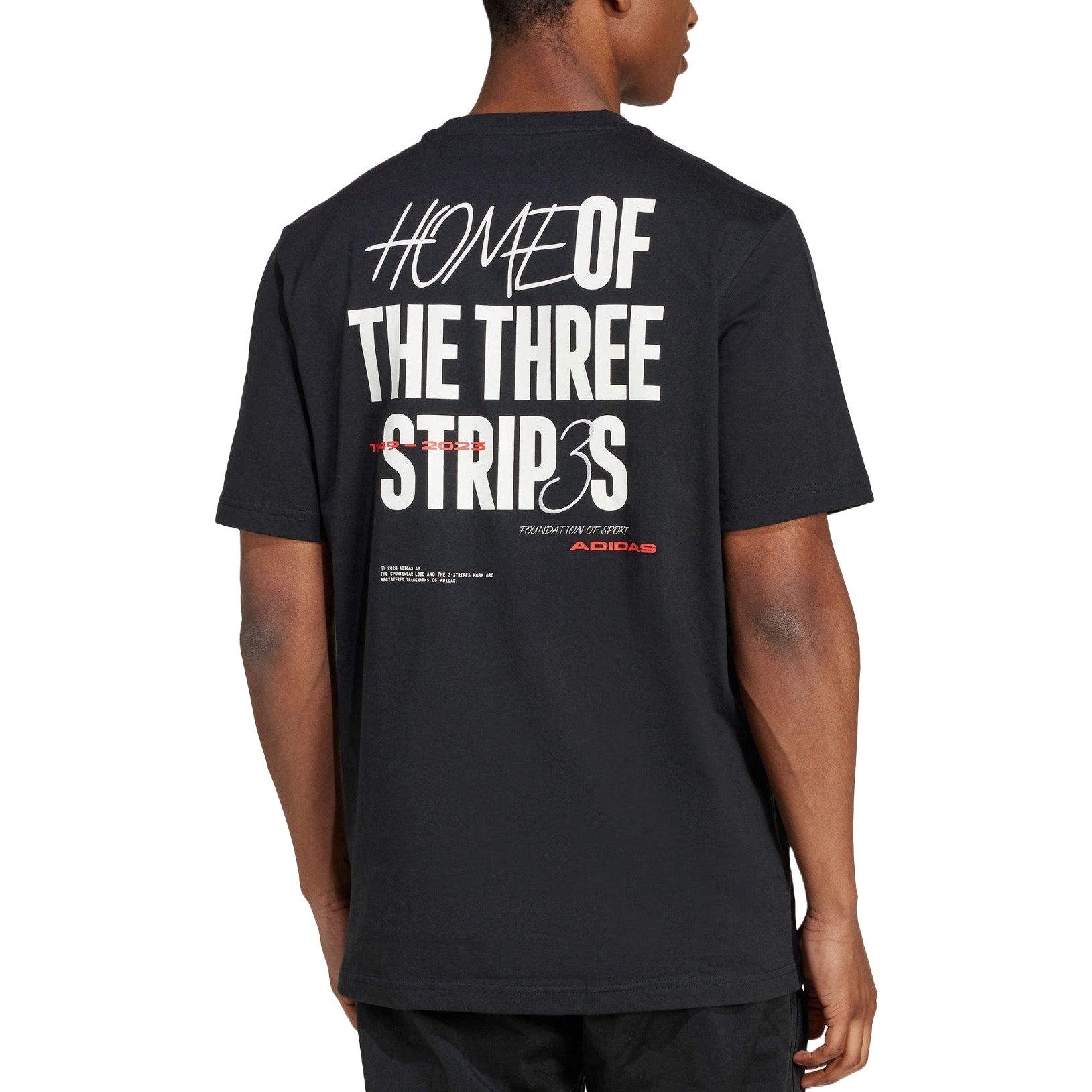 adidas Brand Love Graphic T-Shirt Asia Sizing 'Black' IW2679