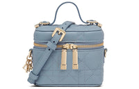 DIOR Lady Dior Lambskin Shoulder Bag Crossbody Bag Handbag Mini Women's Sky Blue