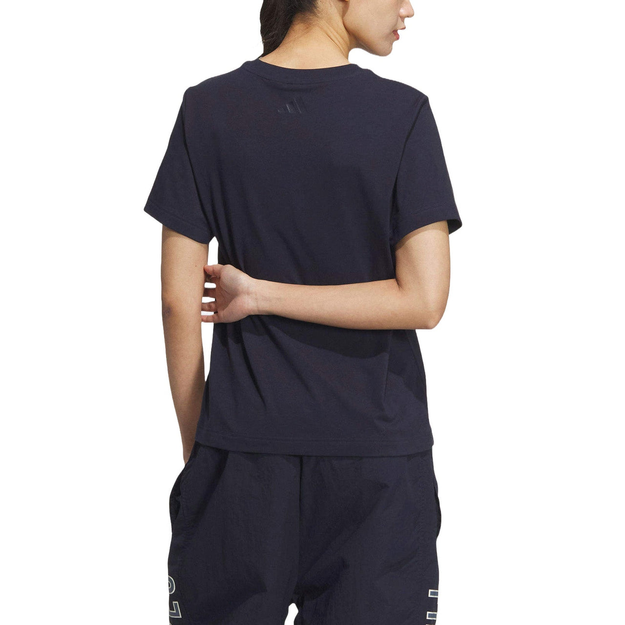 (WMNS) adidas Graphic T-Shirt Asia Sizing 'Navy' JM4960