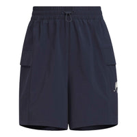 (WMNS) adidas Verbiage Shorts Asia Sizing 'Navy' JN7775