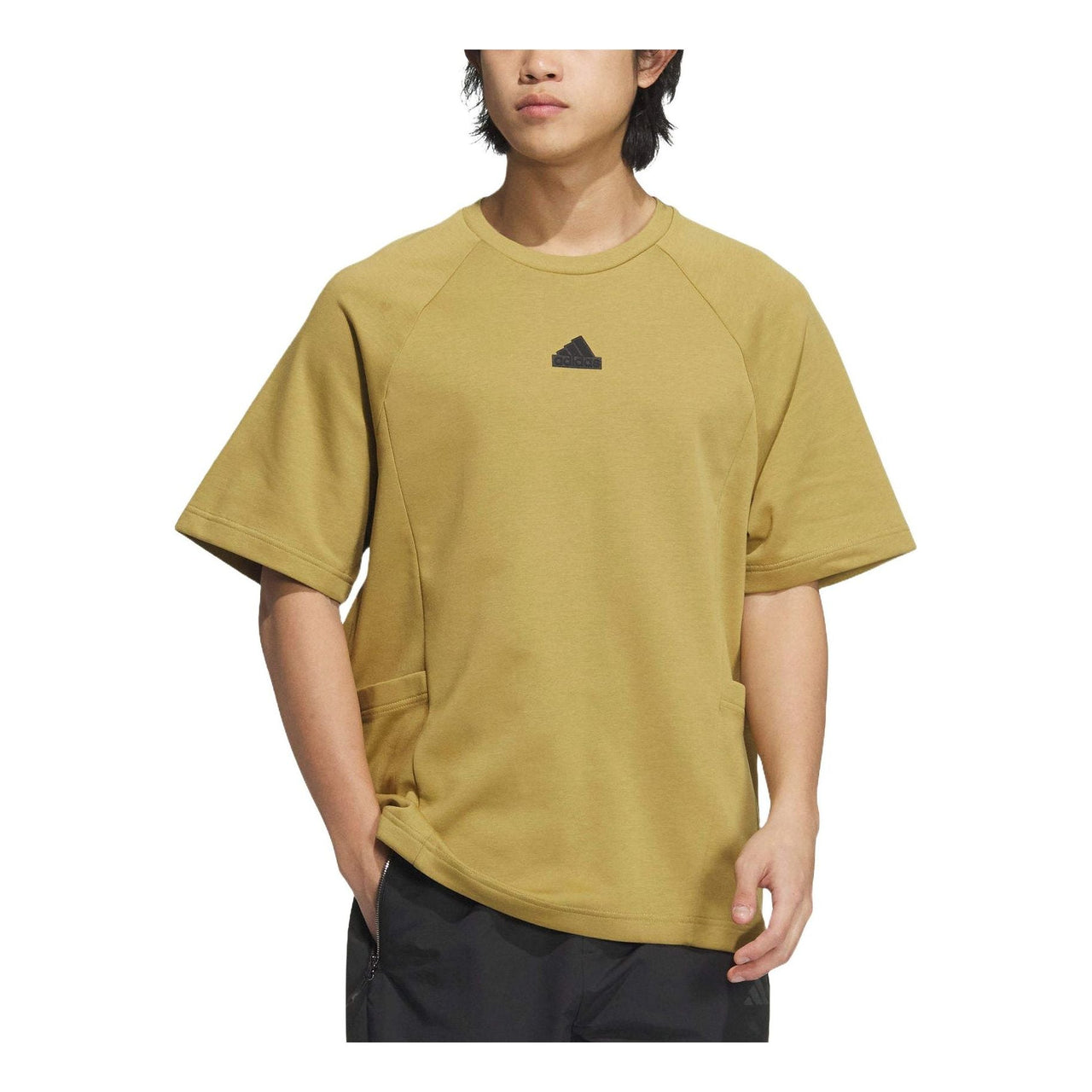 adidas TH Utility T-Shirt Asia Sizing 'Yellow' JI8665