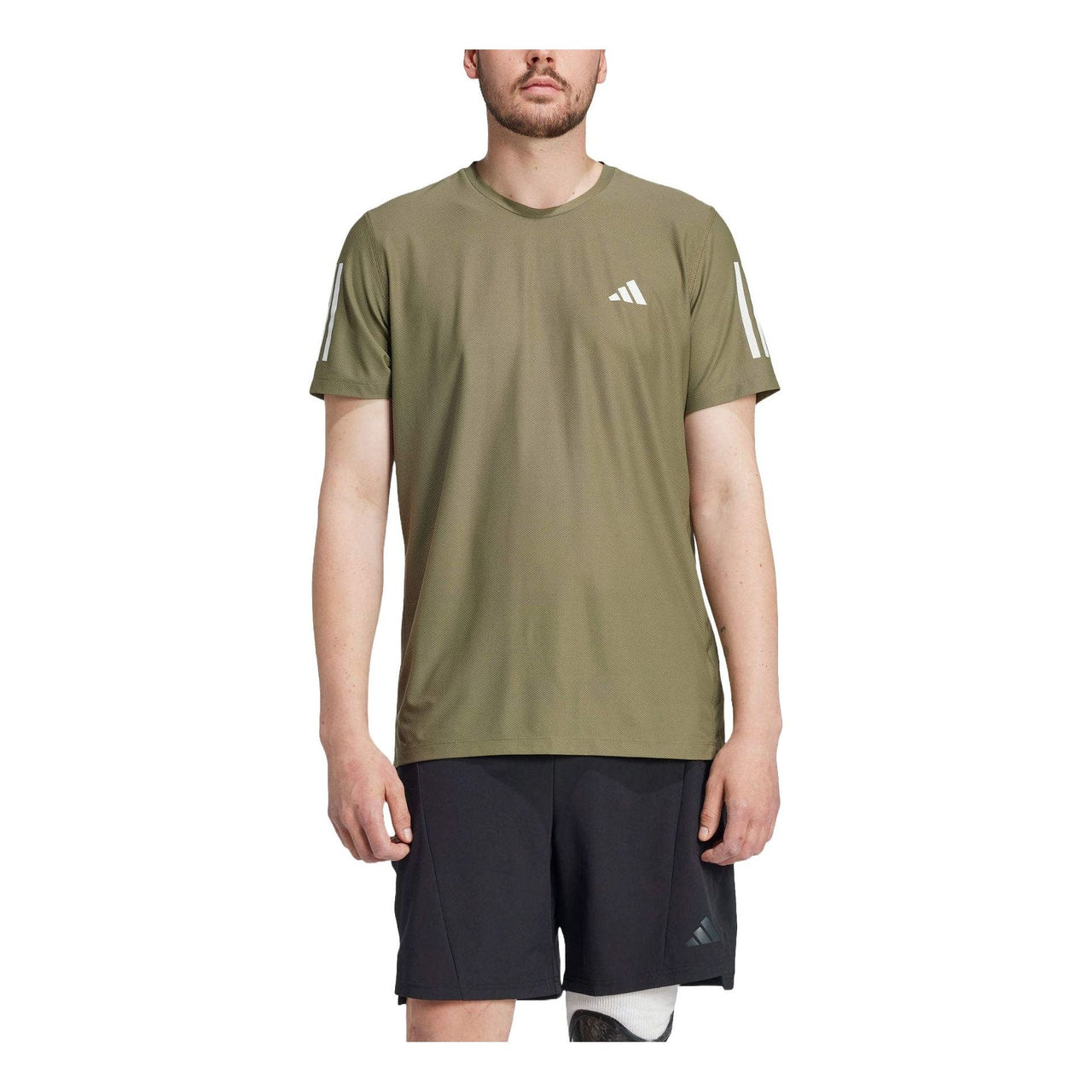 adidas Own The Run T-Shirt Asia Sizing 'Green' IV5421