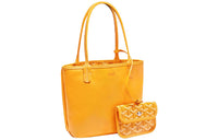 GOYARD Anjou Calfskin Tote Handbag Mini Women's Yellow