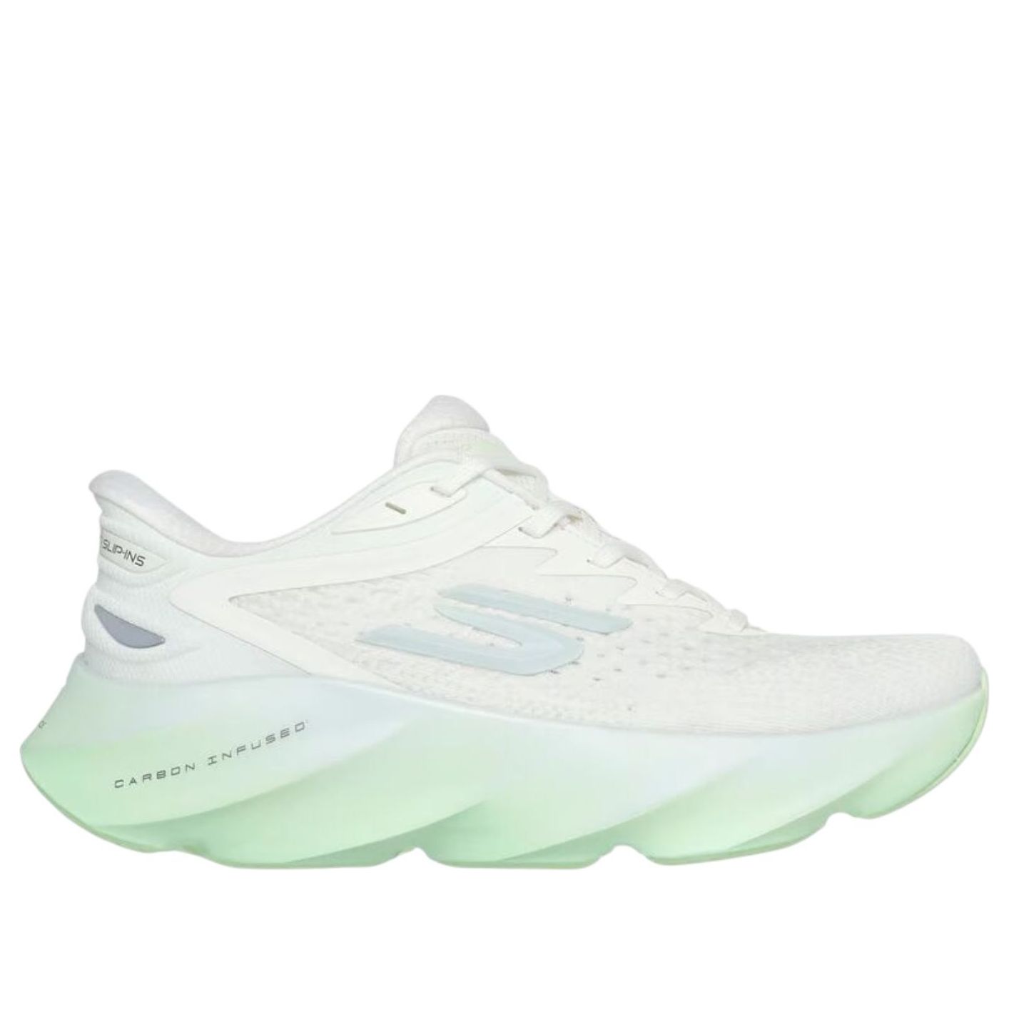 (WMNS) Skechers Slip-ins Aero Burst 'Off White Green' 172215-OWGN