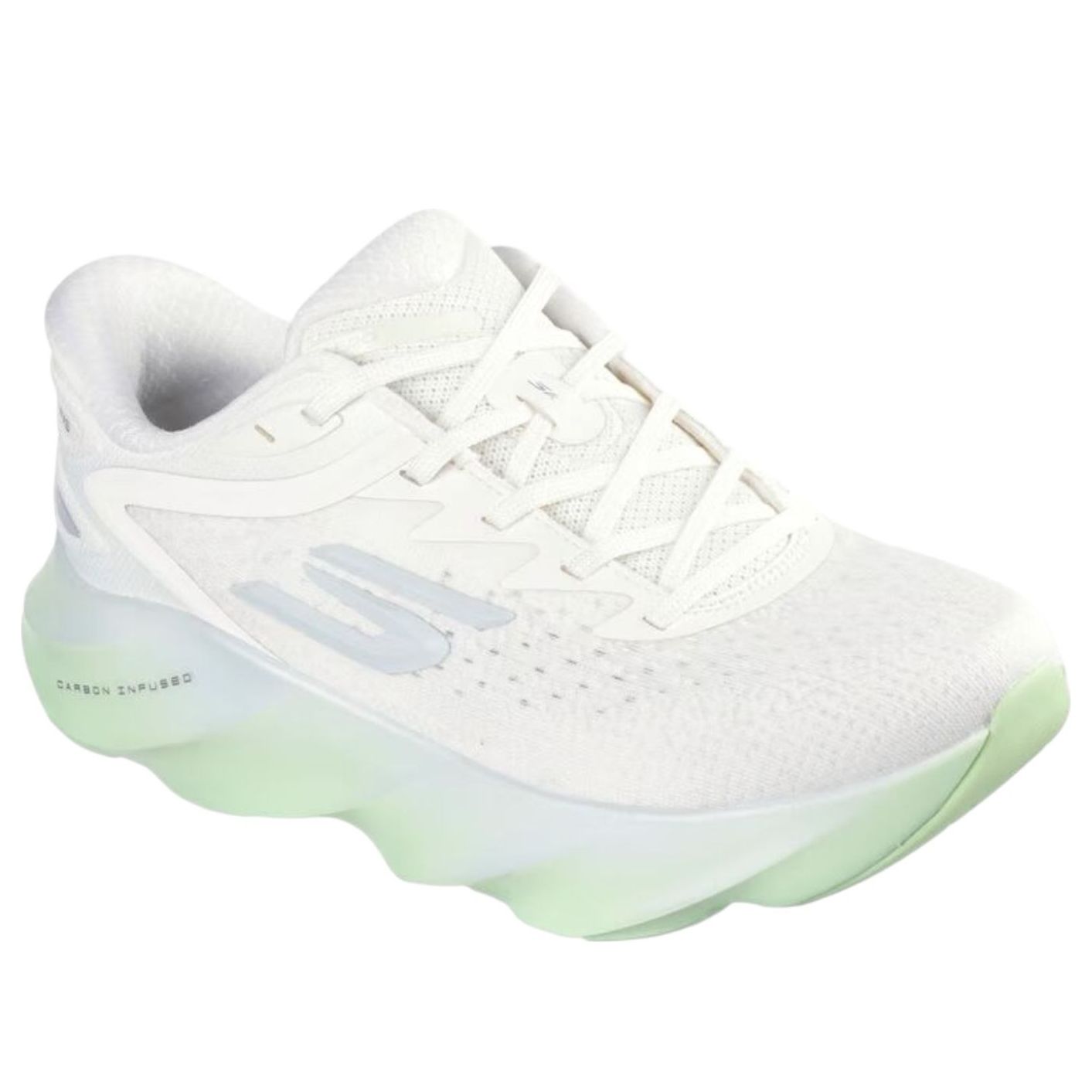 (WMNS) Skechers Slip-ins Aero Burst 'Off White Green' 172215-OWGN