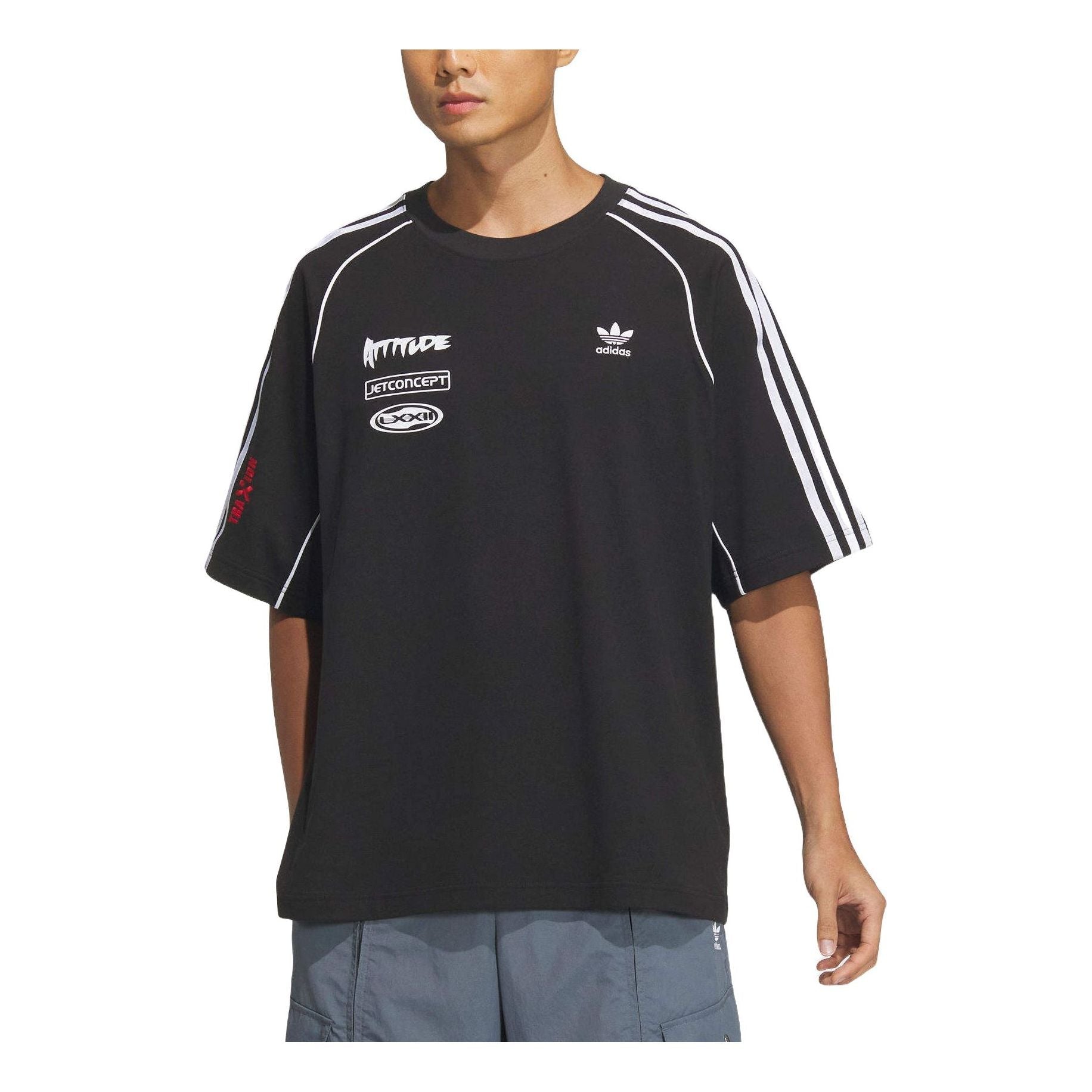 adidas Motorcore Graphic T-Shirt Asia Sizing 'Black' JL8422