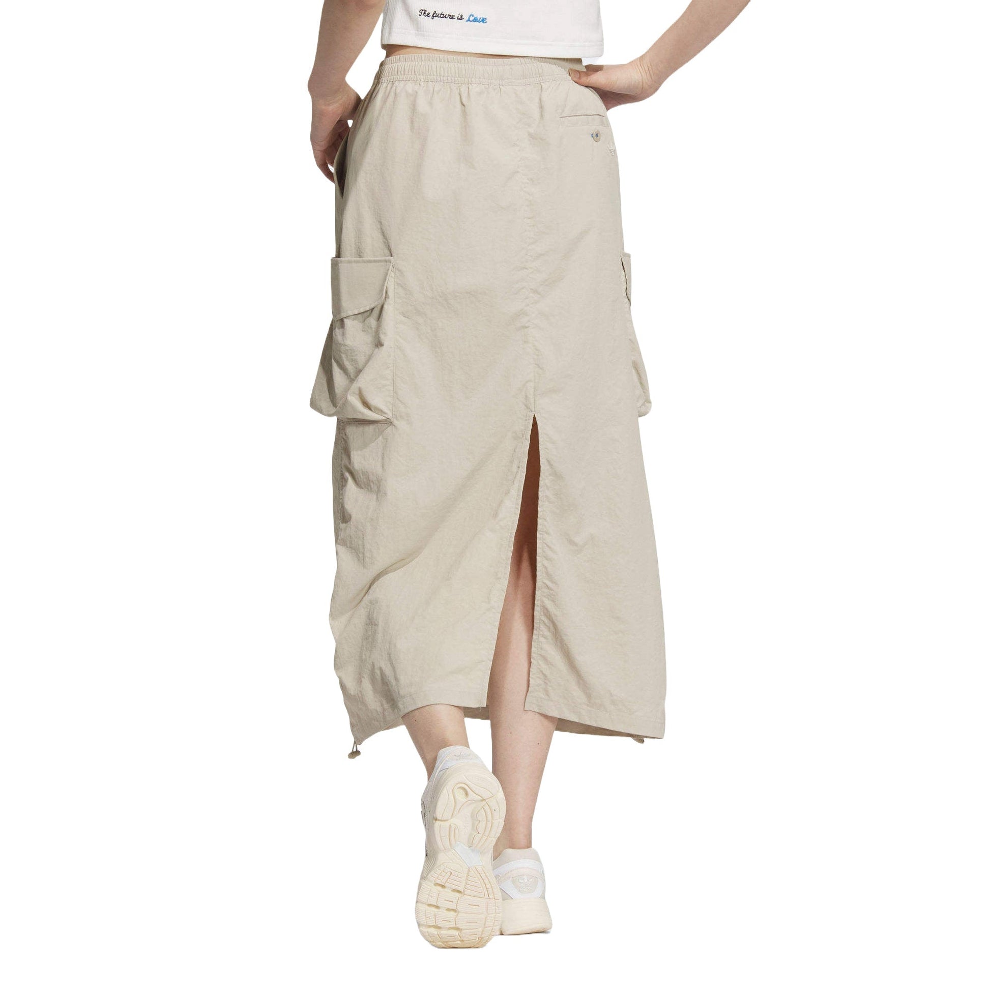 (WMNS) adidas Chinese ValentineAsia Sizing 's Day Long Skirt 'Khaki' JM2714