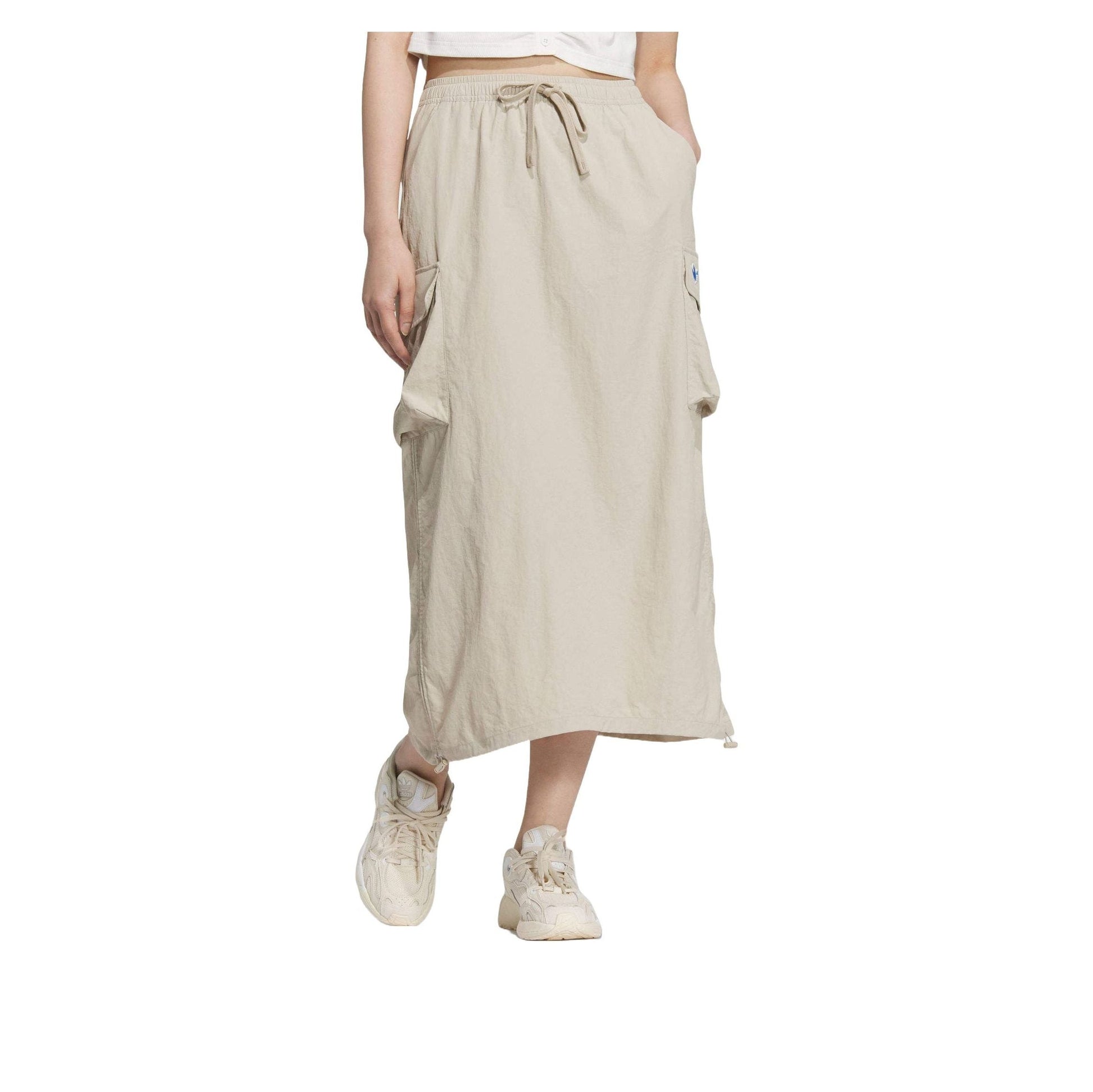 (WMNS) adidas Chinese ValentineAsia Sizing 's Day Long Skirt 'Khaki' JM2714