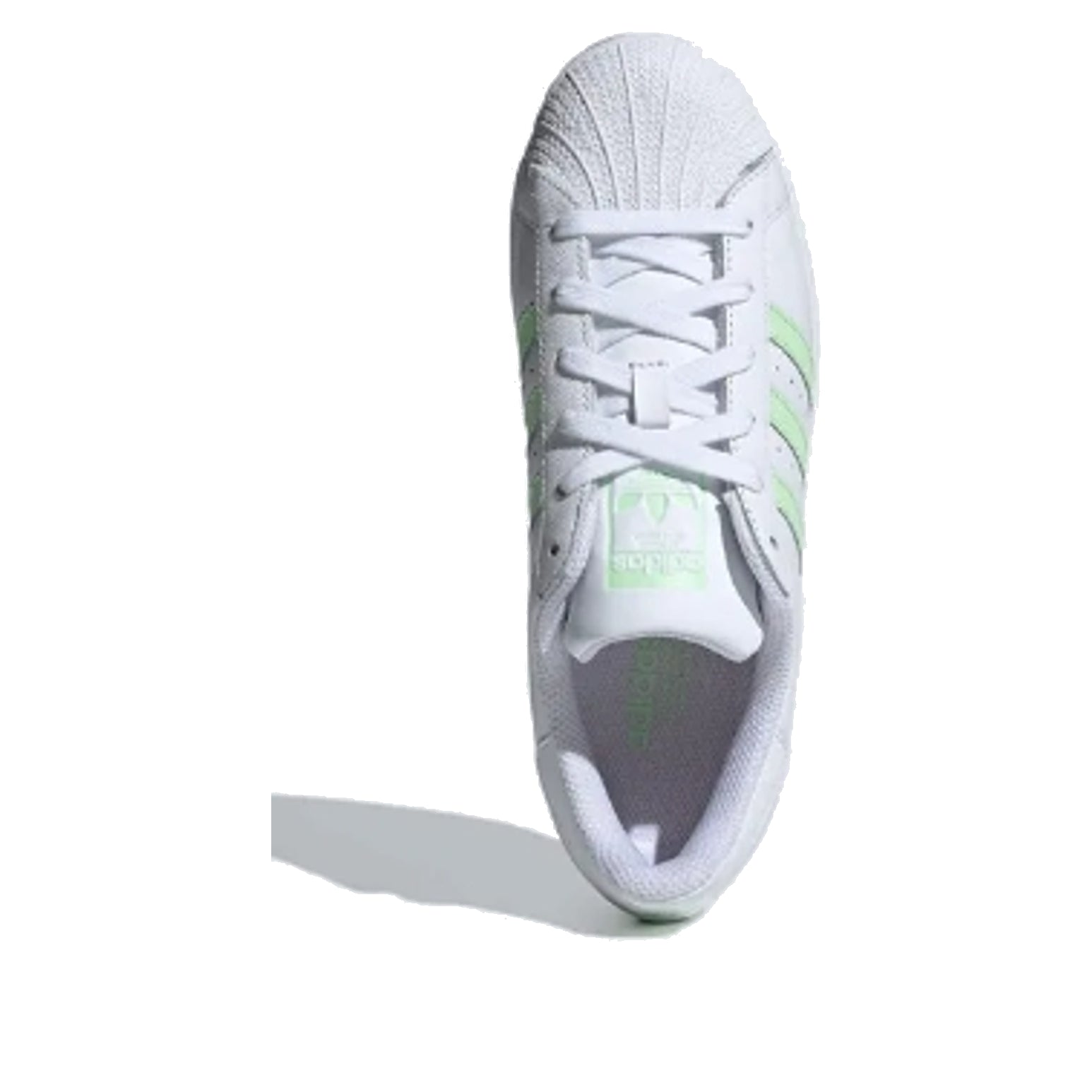 (WMNS) adidas Originals Superstar 'White Green' IE3005