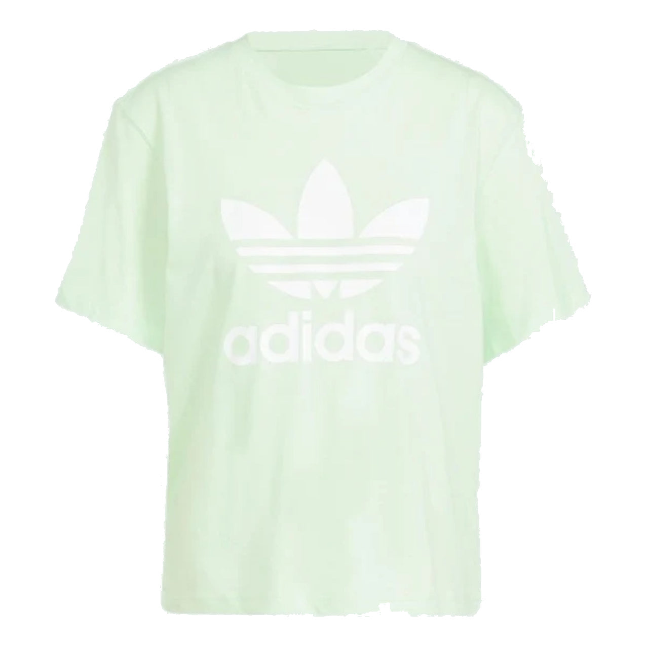 (WMNS) adidas Adicolor Trefoil Boxy T-Shirt Asia Sizing 'Green' IN8436
