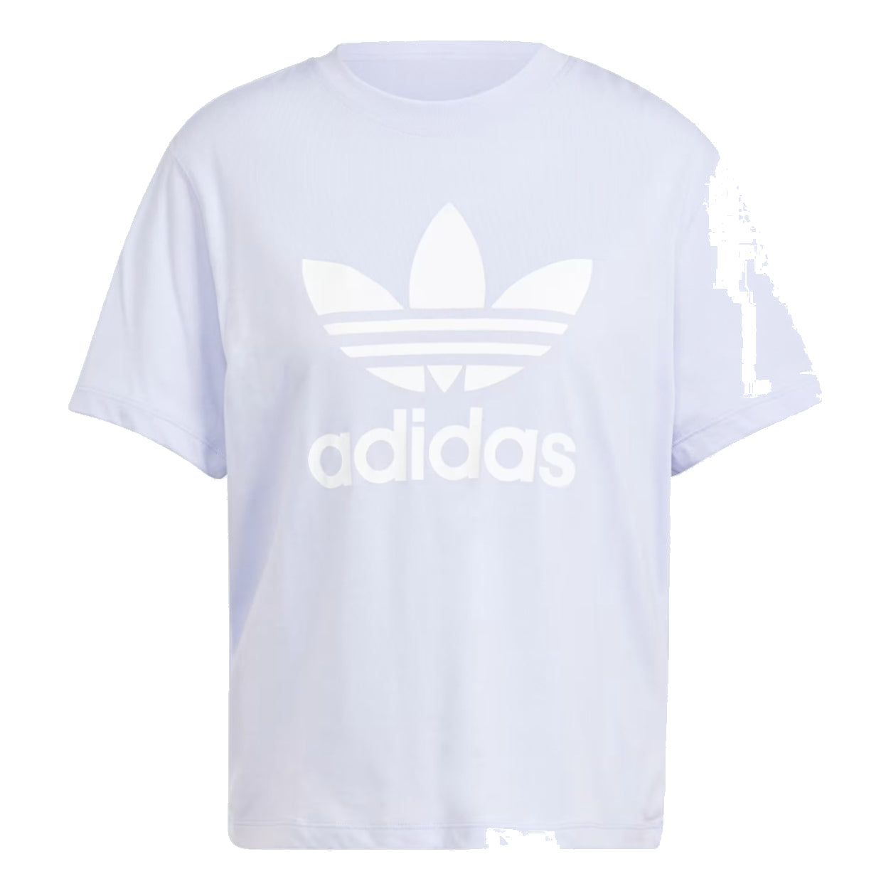 (WMNS) adidas Adicolor Trefoil Boxy T-Shirt Asia Sizing 'Purple' IN8439