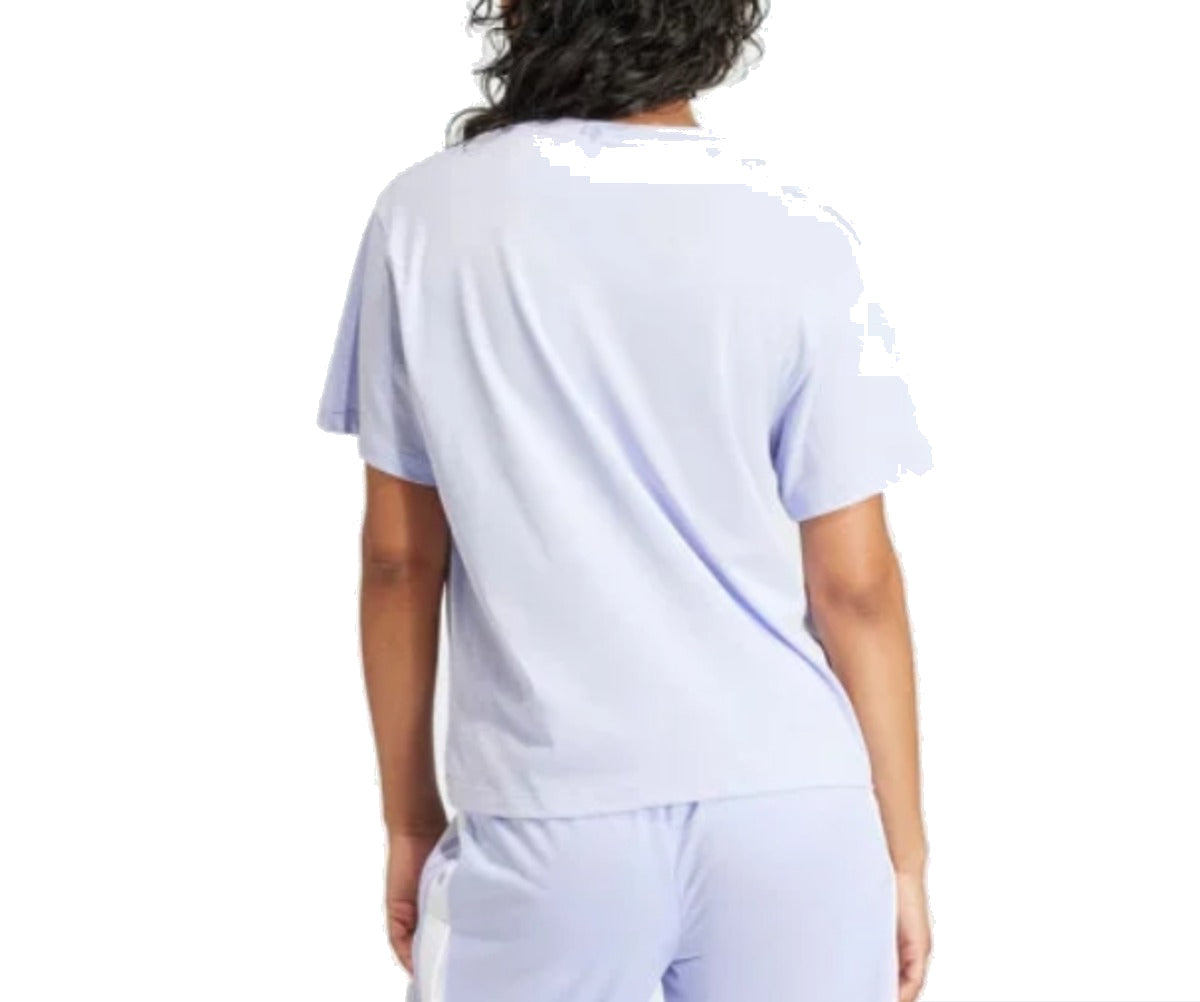 (WMNS) adidas Adicolor Trefoil Boxy T-Shirt Asia Sizing 'Purple' IN8439