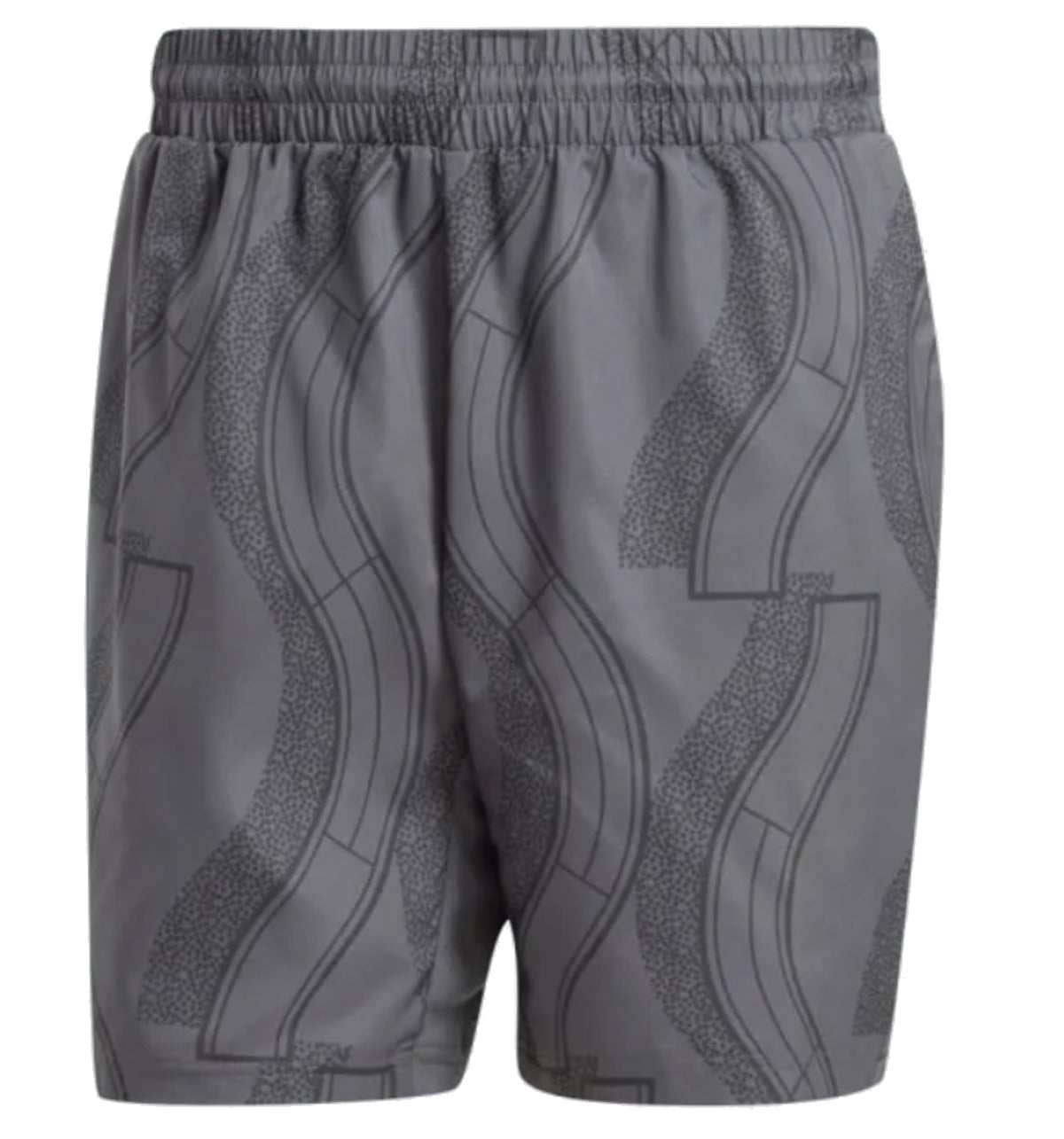 adidas Club Tennis Graphic Shorts Asia Sizing 'Grey' IP1884