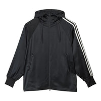 (WMNS) adidas x Y-3 Tech Silk Zip Hoodie Asia Sizing 'Black White' IQ1798