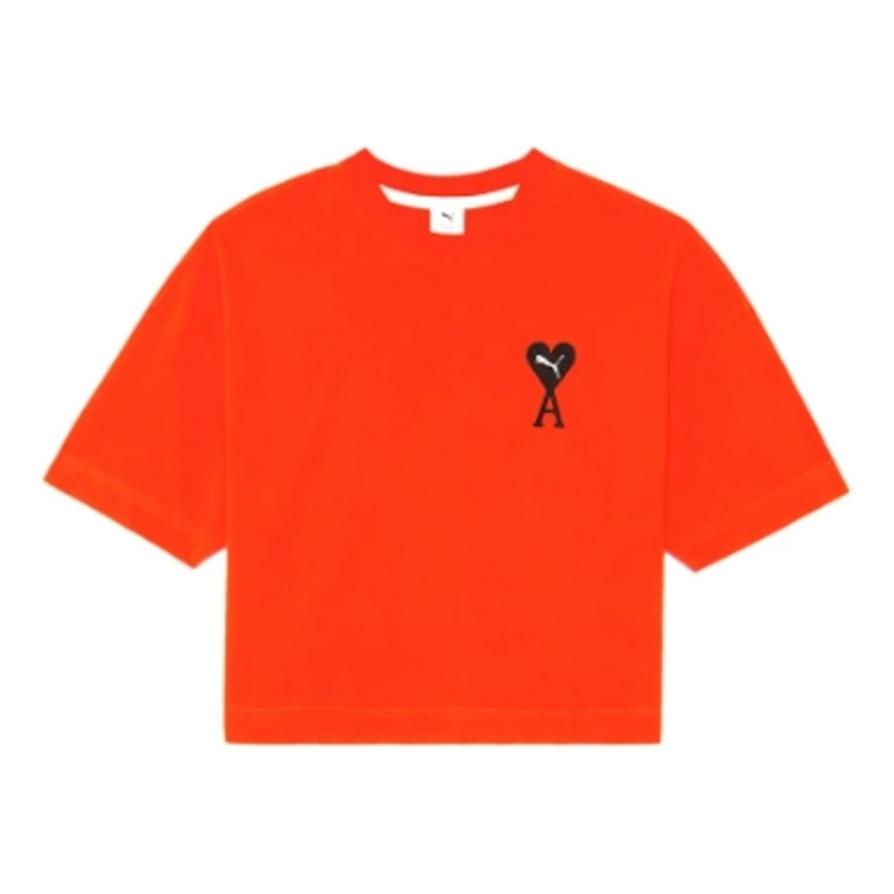 (WMNS) PUMA x Ami Paris Graphic T-Shirt 'Orange' 534073-95