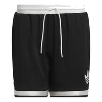adidas Originals Classic Mesh Comfort Shorts Asia Sizing 'Black White' IY7387