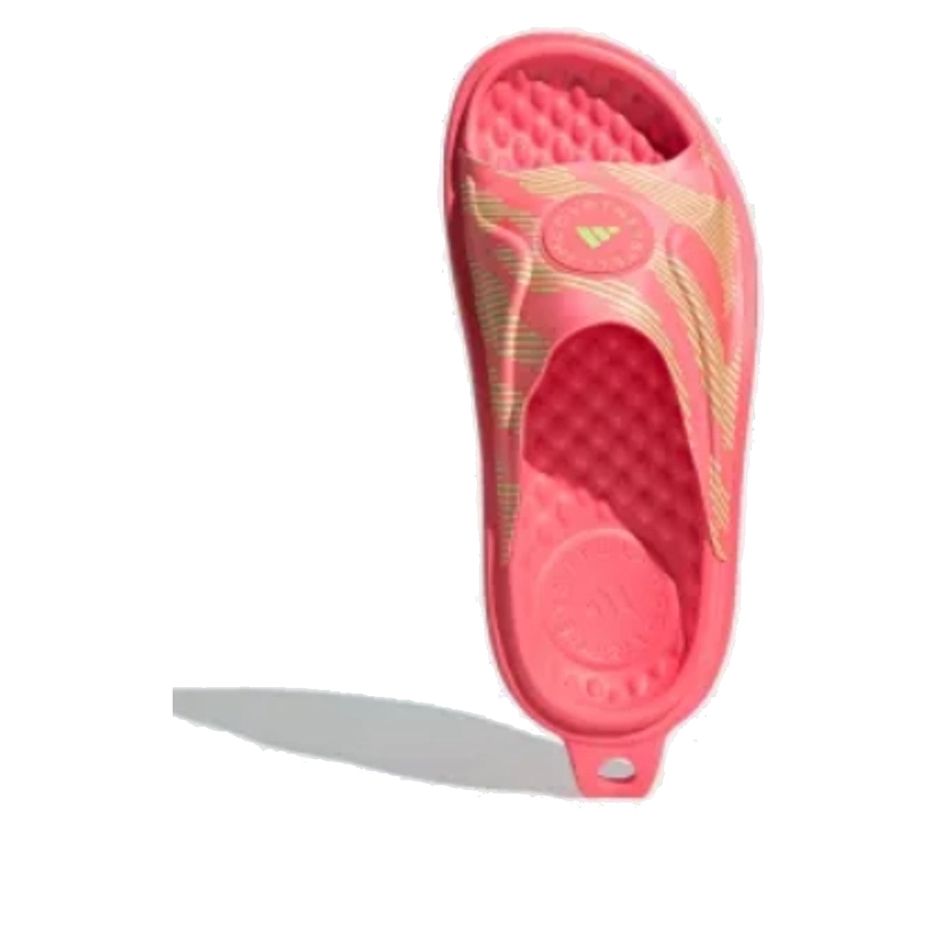 (WMNS) adidas By Stella McCartney Slides Asia Sizing 'Red Yellow' IF6065