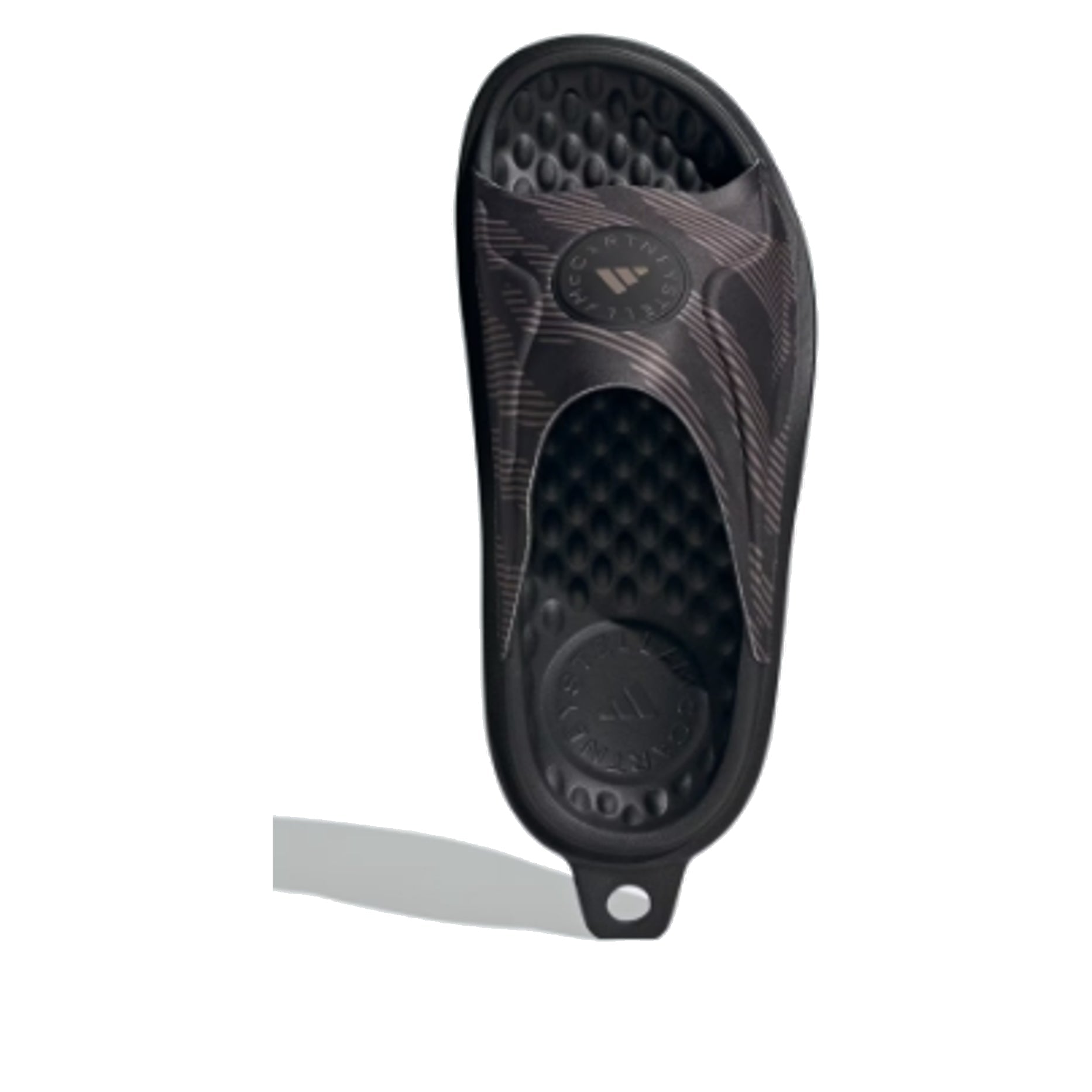 (WMNS) adidas By Stella McCartney Slides Asia Sizing 'Black' IF6066