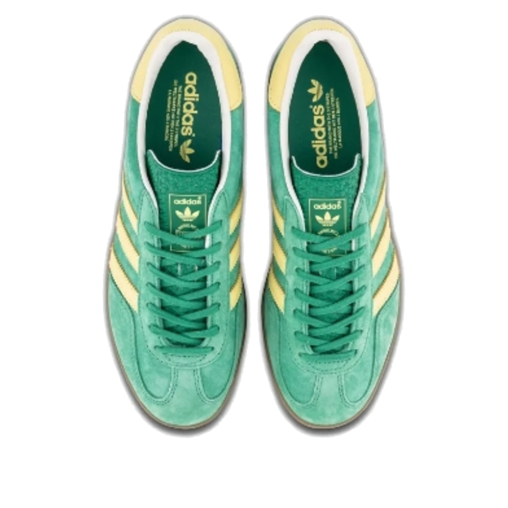 adidas Original Gazelle Indoor 'Green Yellow Tan' IH7500