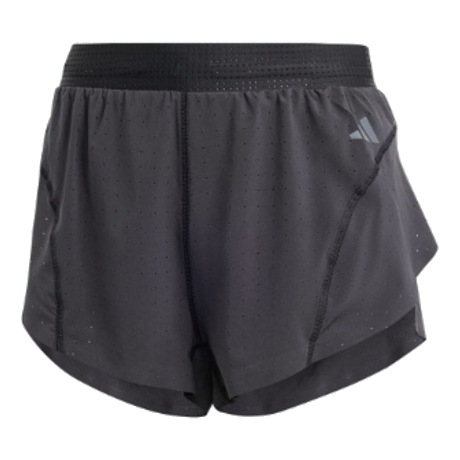 (WMNS) adidas Adizero Running Split Shorts Asia Sizing 'Black' IK9708