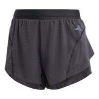 (WMNS) adidas Adizero Running Split Shorts Asia Sizing 'Black' IK9708