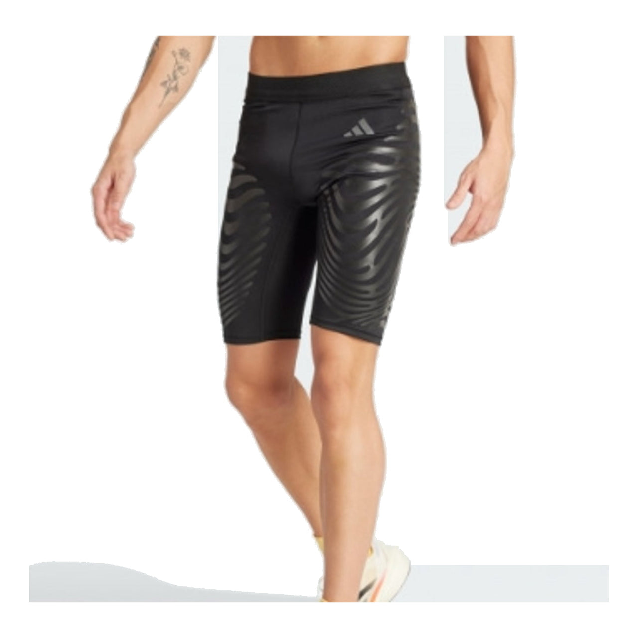 adidas Adizero Control Running Short Tights Asia Sizing 'Black' IK9716