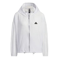 (WMNS) adidas Tech UPF Hooded Jacket Asia Sizing 'White' IM8835