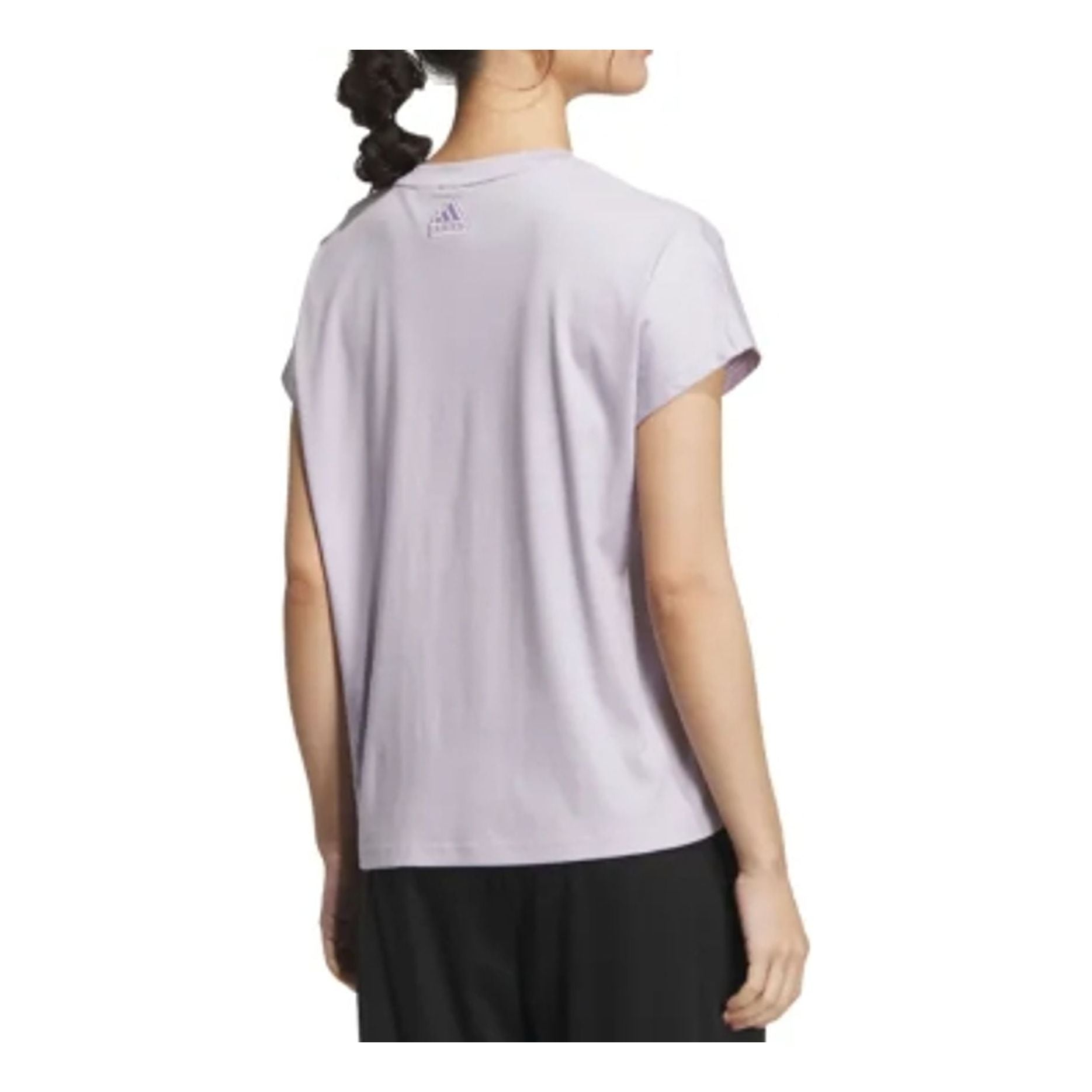 (WMNS) adidass Lounge Silky T-Shirt Asia Sizing 'Purple' IM8860