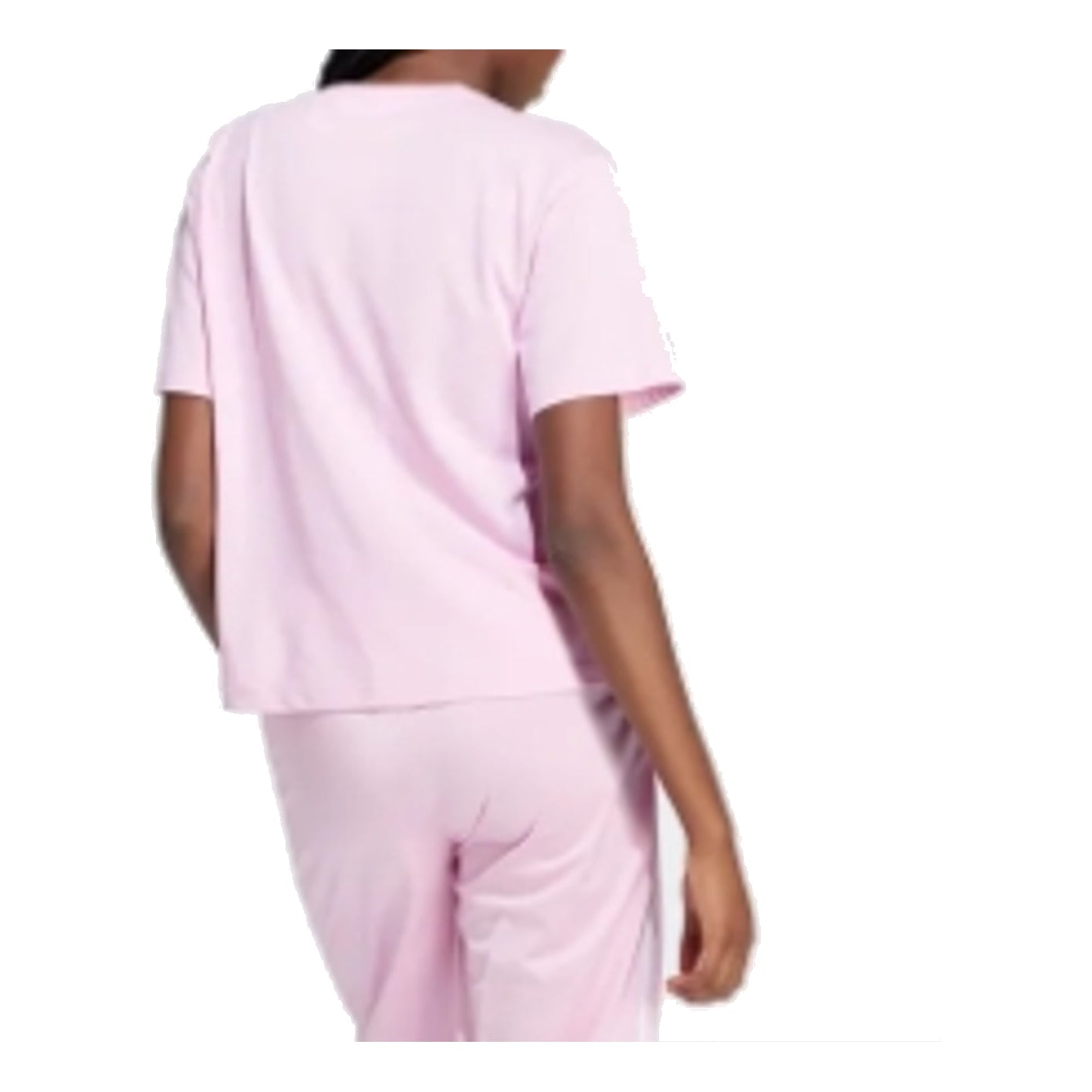 (WMNS) adidas Adicolor Trefoil Boxy T-Shirt Asia Sizing 'Pink White' IN2492