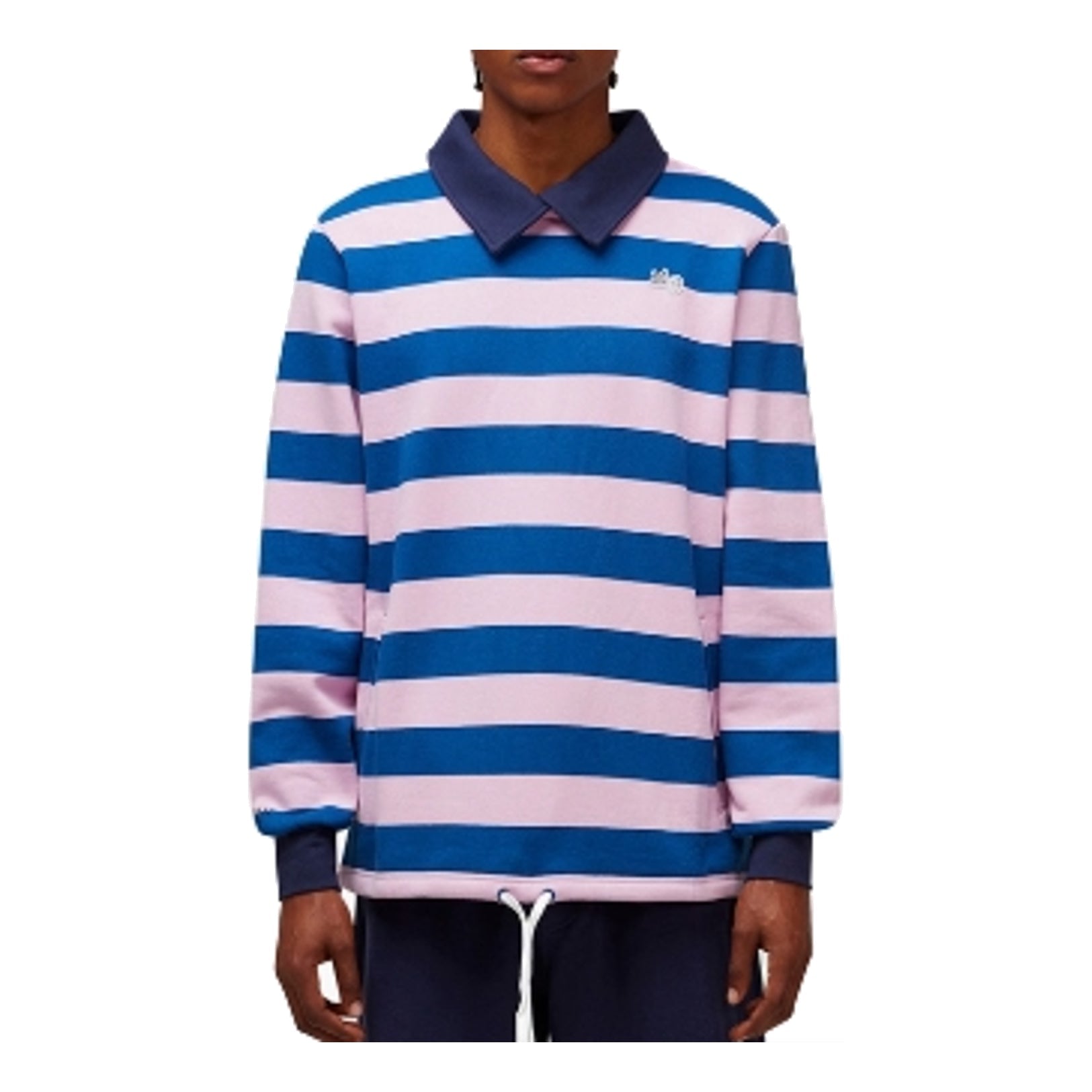 PUMA x Noah Striped Crew Sweater 'Blue Pink' 621942-72