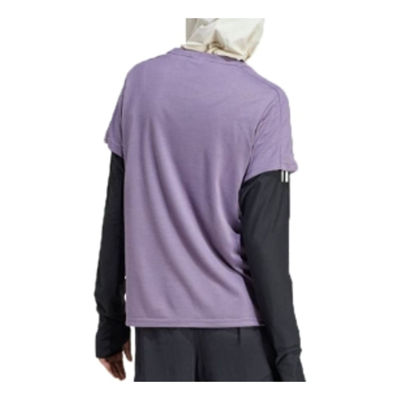 (WMNS) adidas AEROREADY Train Essentials Minimal Branding Crewneck T-Shirt Asia Sizing 'Purple' IS3956
