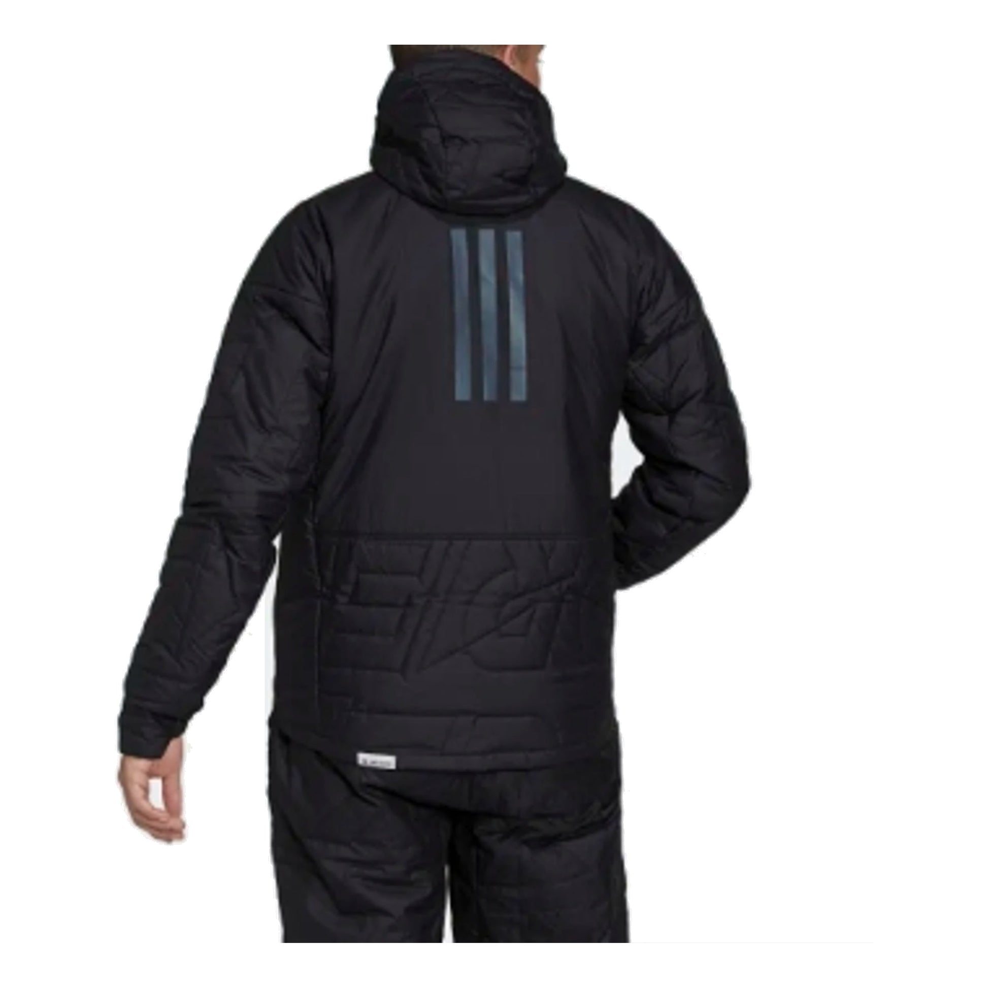 adidas Terrex MYSHELTER PrimaLoft Hooded Padded Jacket Asia Sizing 'Black' GQ3698