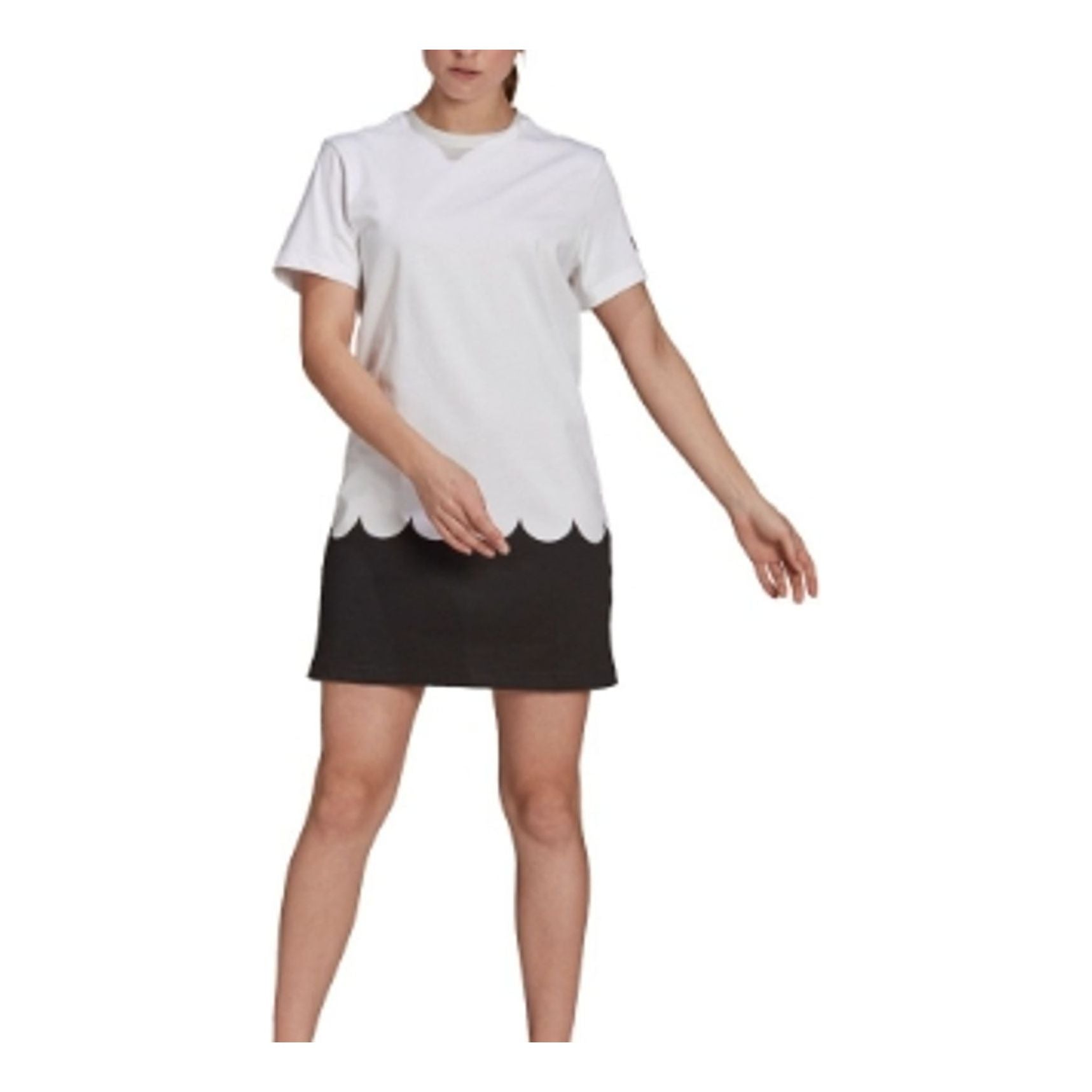 (WMNS) adidas Sportswear Marimekko Dress Asia Sizing 'White Black' GT8814