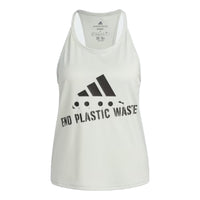(WMNS) adidas Run Fast Running Graphic Tank Top Asia Sizing 'Green Black' HA4290
