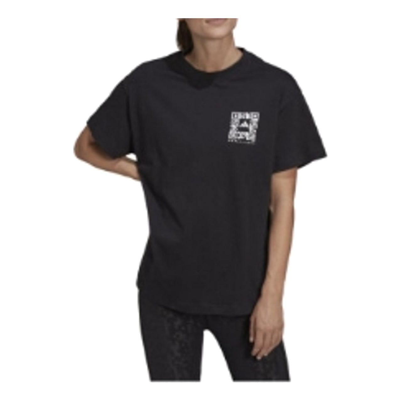 (WMNS) adidas x Karlie Kloss Crop T-Shirt Asia Sizing 'Black' HB1438
