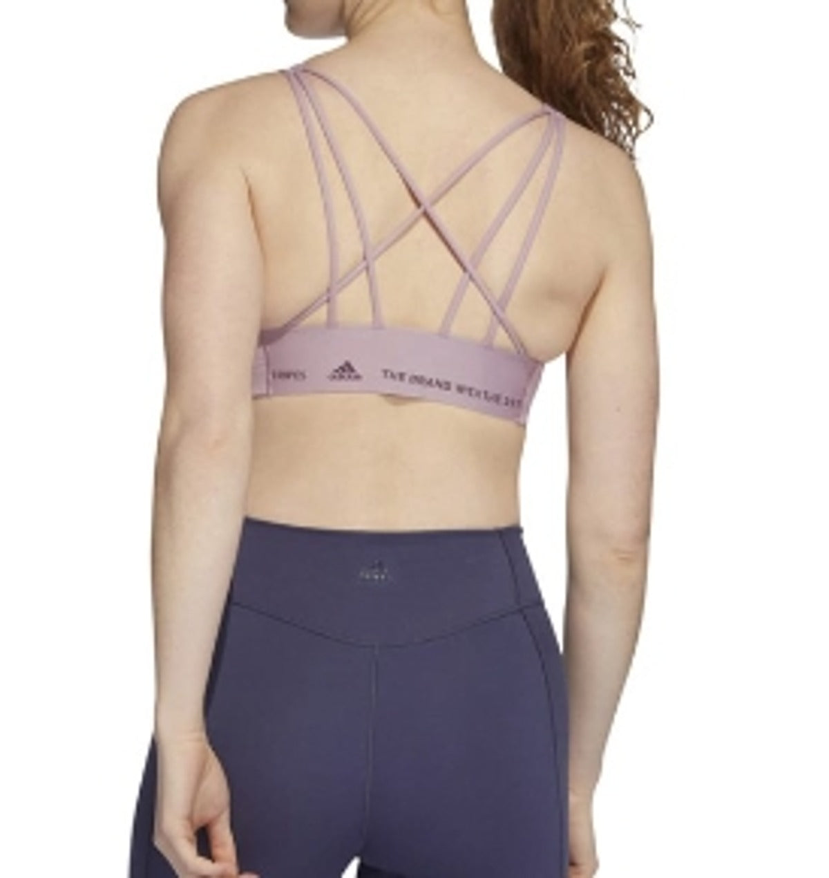 (WMNS) adidas Coreflow Medium Support Bra Asia Sizing 'Purple' HC7914