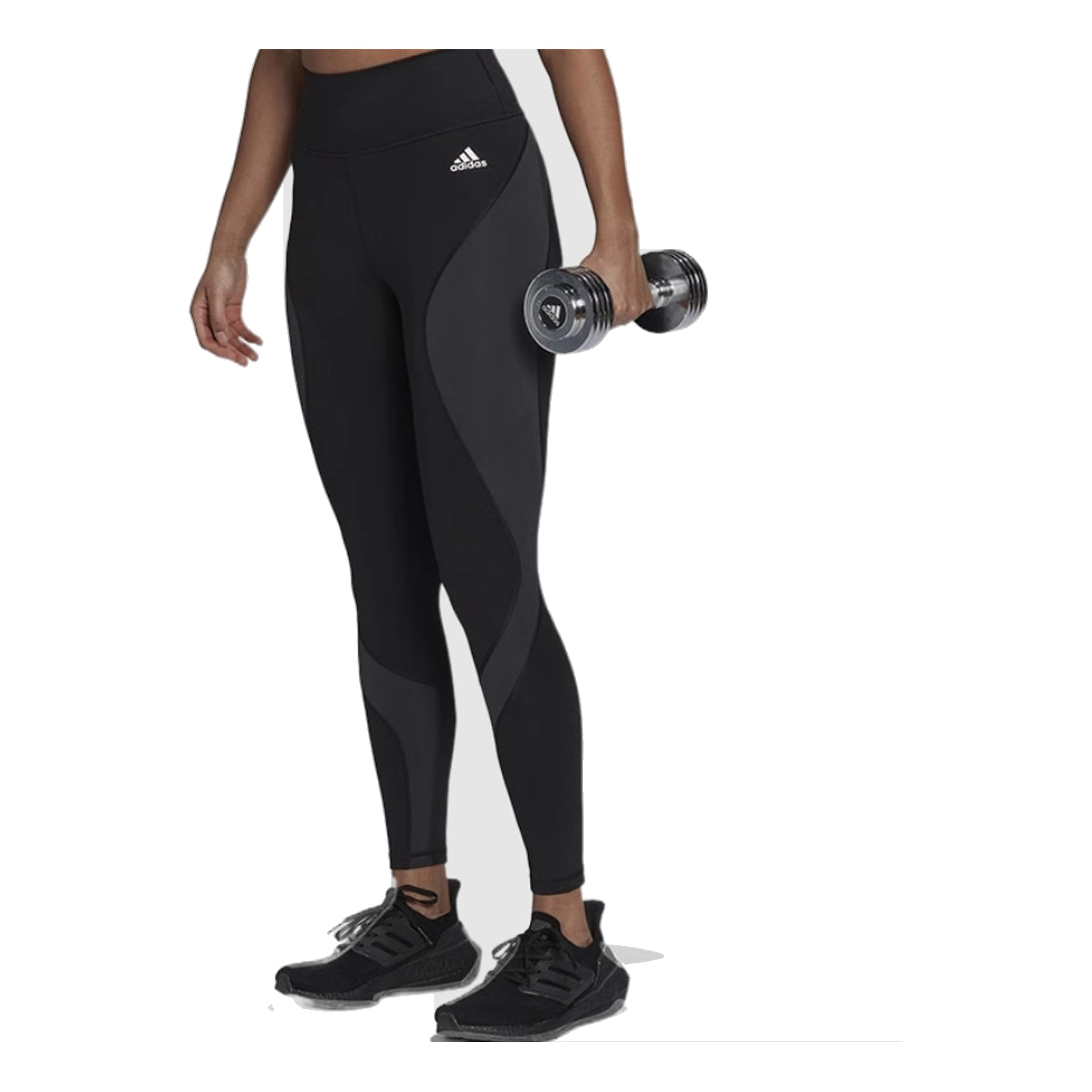 (WMNS) adidas Training Essentials HIIT Colourblock 7/8 Leggings Asia Sizing 'Black' HC8931