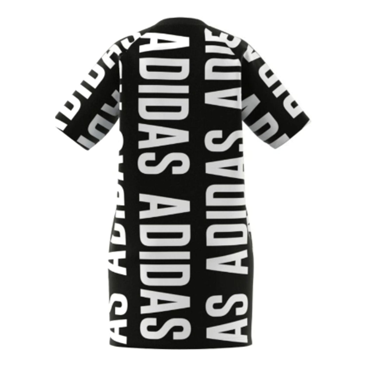 (WMNS) adidas Essentials Oversized Allover Print Dress Asia Sizing 'Black White' HC9267