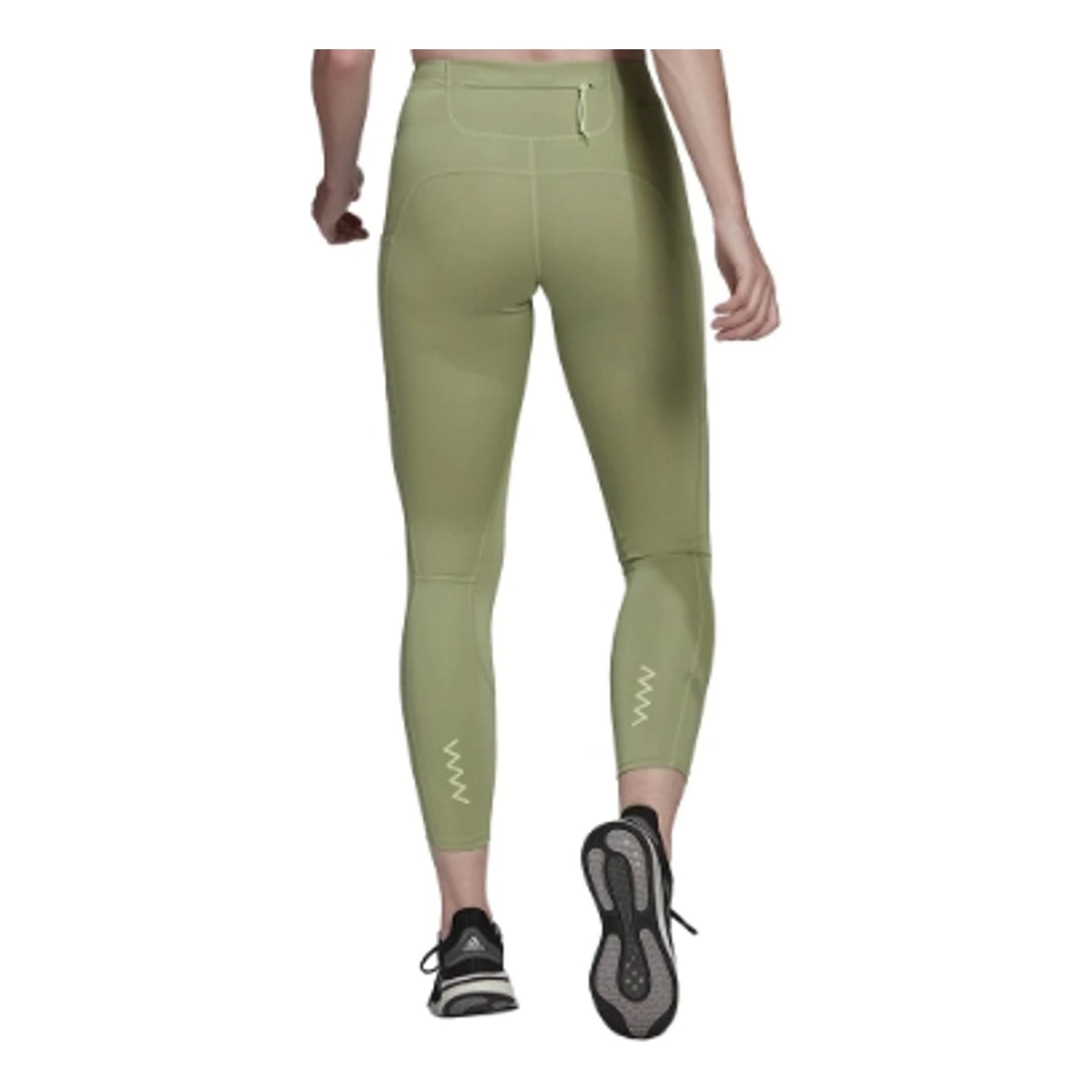 (WMNS) adidas FastImpact Running 7/8 Leggings Asia Sizing 'Green' HD7056