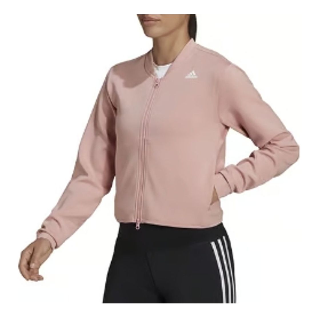 (WMNS) adidas Versatile Track Jacket Asia Sizing 'Pink' HD9551