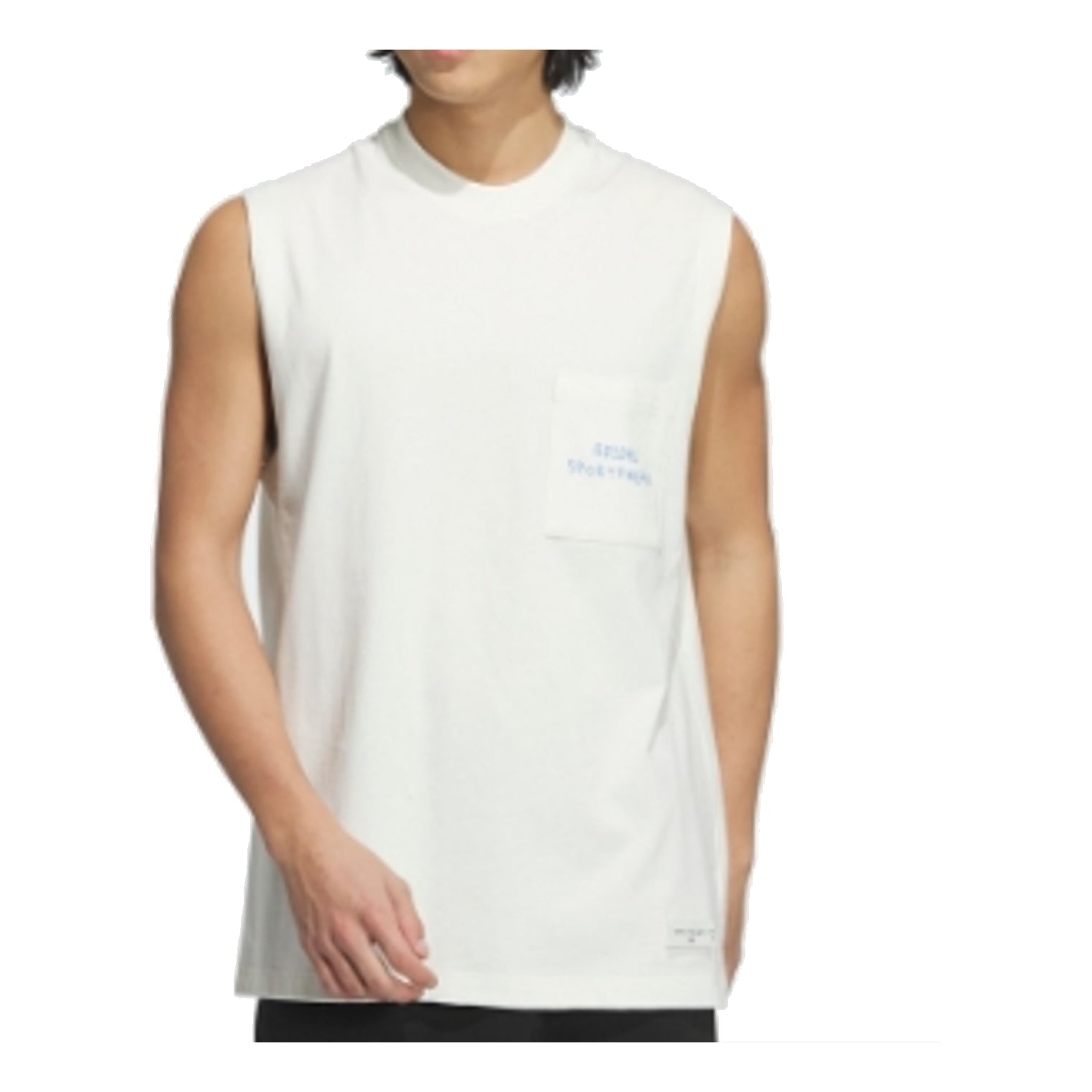 adidas Graphic Tank Top Asia Sizing 'White Blue' JP2642