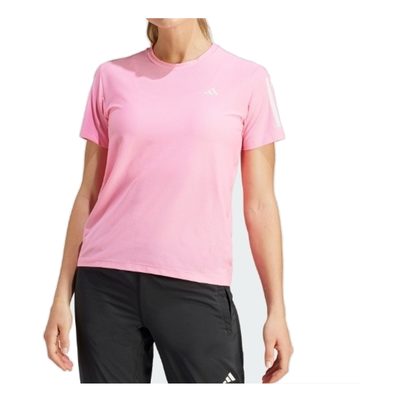 (WMNS) adidas Own The Run T-Shirt Asia Sizing 'Pink' BK1592