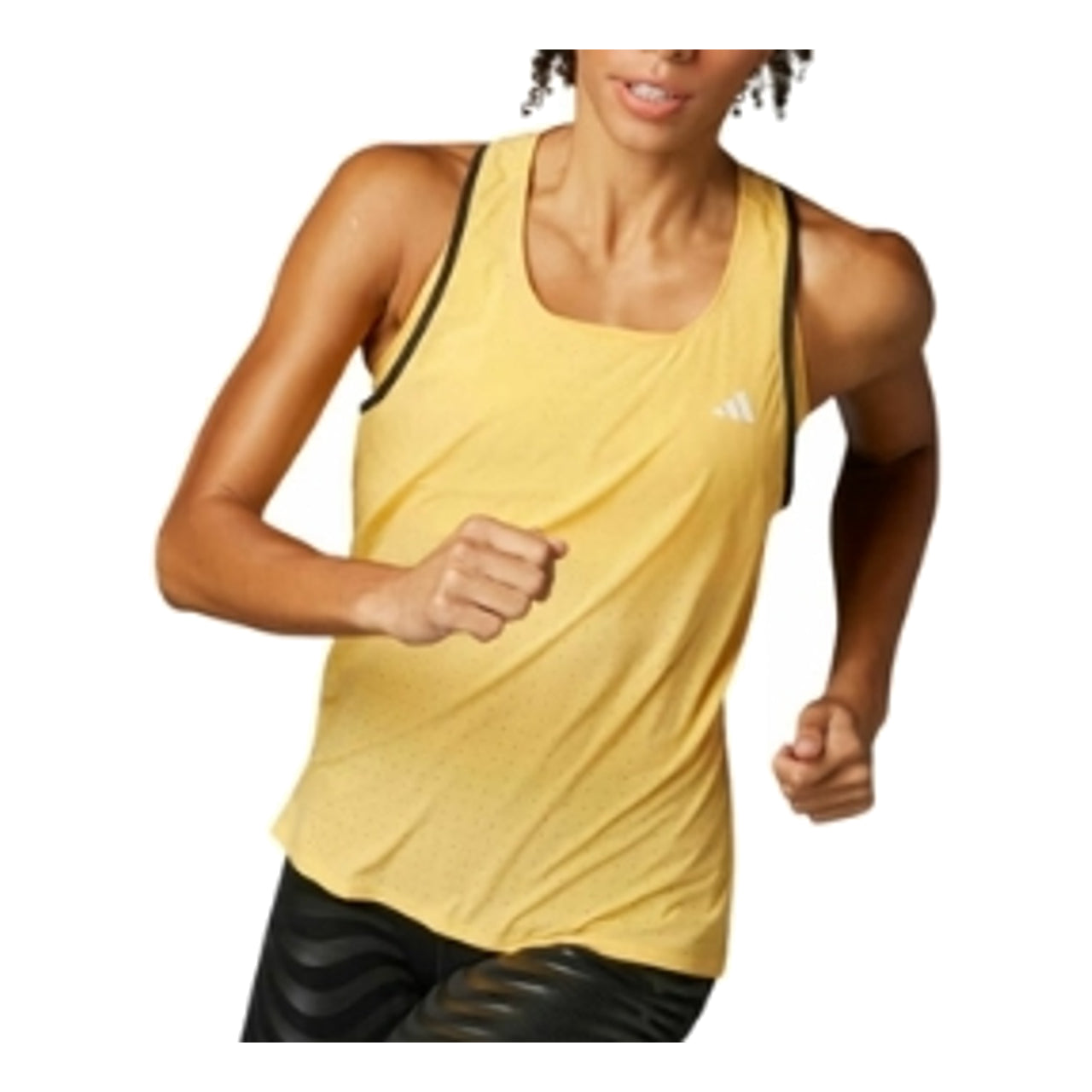 (WMNS) adidas Adizero Running Tank Top Asia Sizing 'Yellow' IN1117