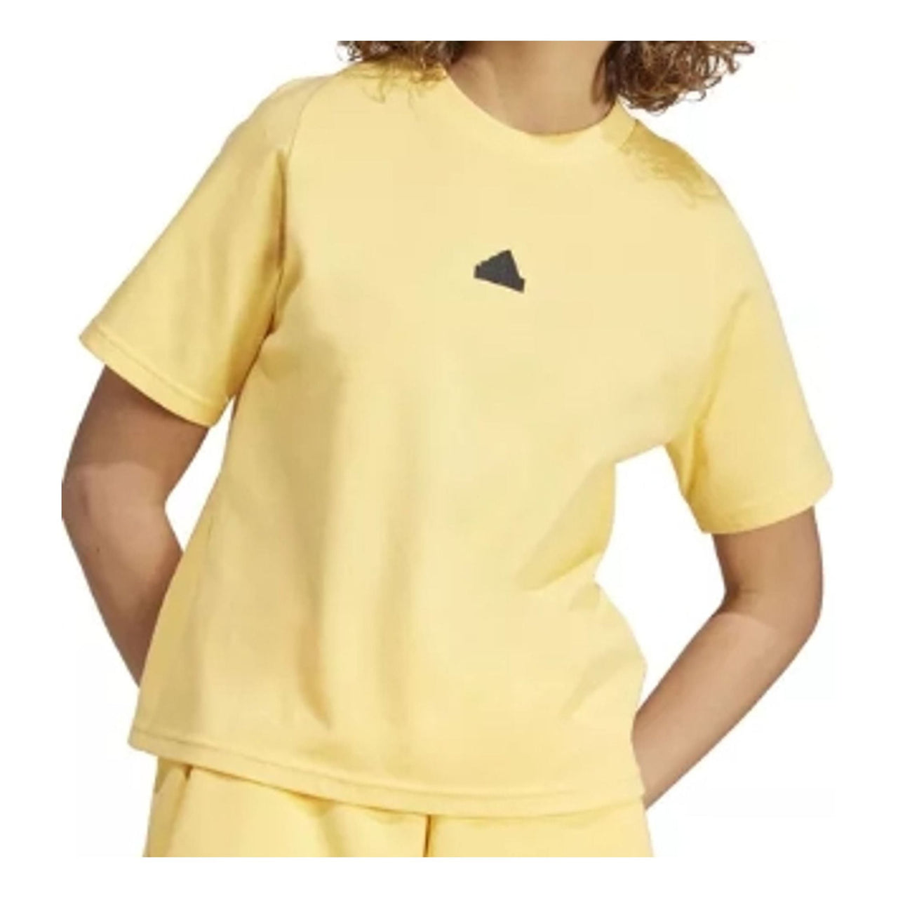 (WMNS) adidas Z.N.E. T-Shirt Asia Sizing 'Yellow' IS3932