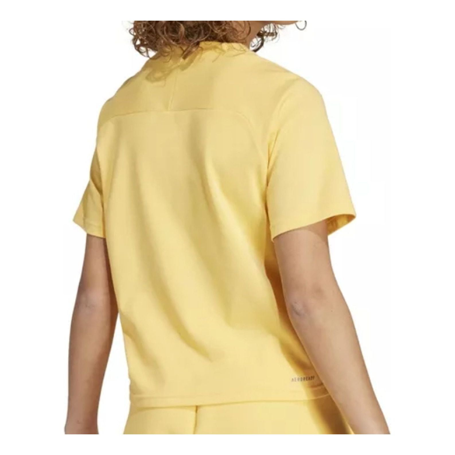 (WMNS) adidas Z.N.E. T-Shirt Asia Sizing 'Yellow' IS3932