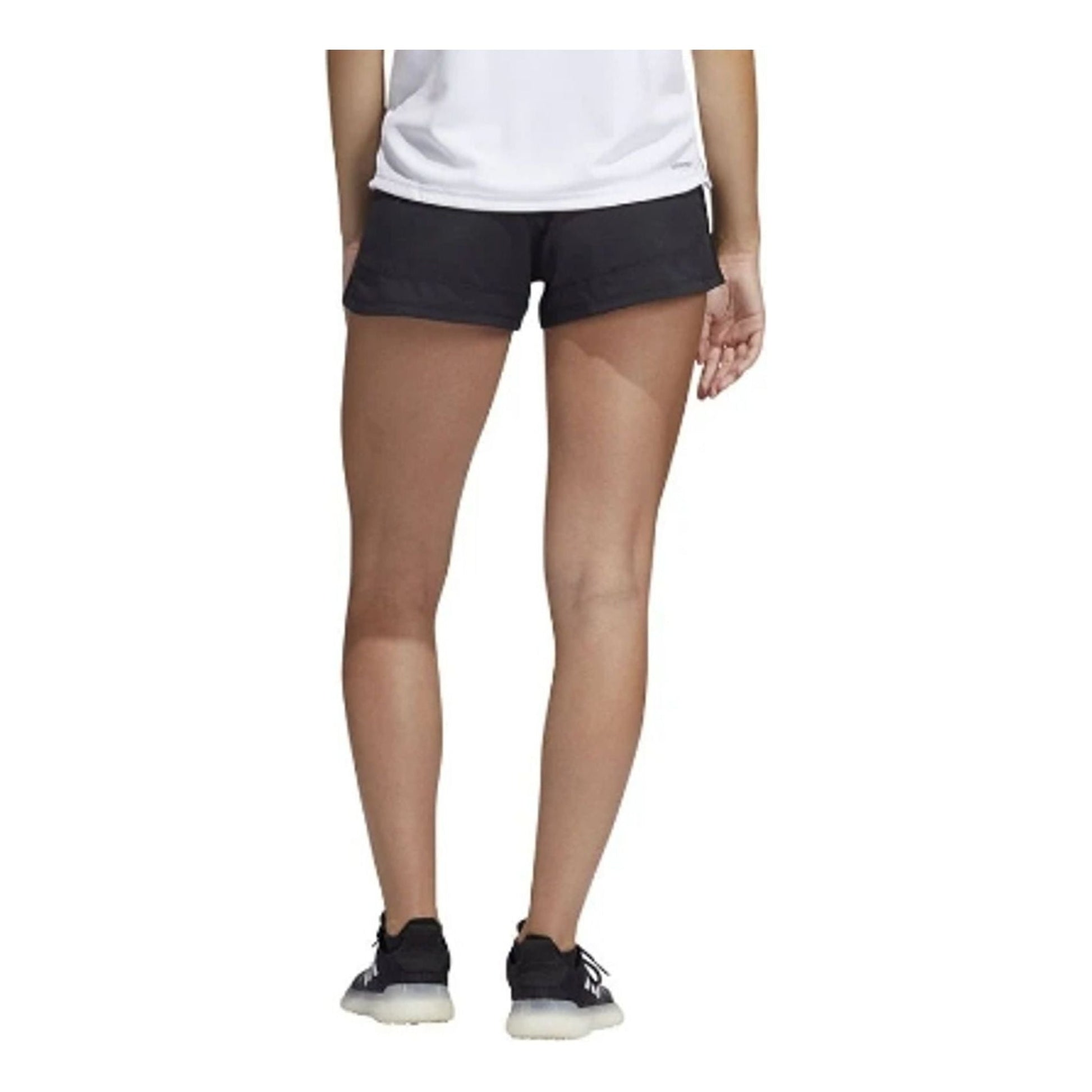 (WMNS) adidas Pacer Training 3-Stripes Heather Woven Shorts Asia Sizing 'Black' GT1186