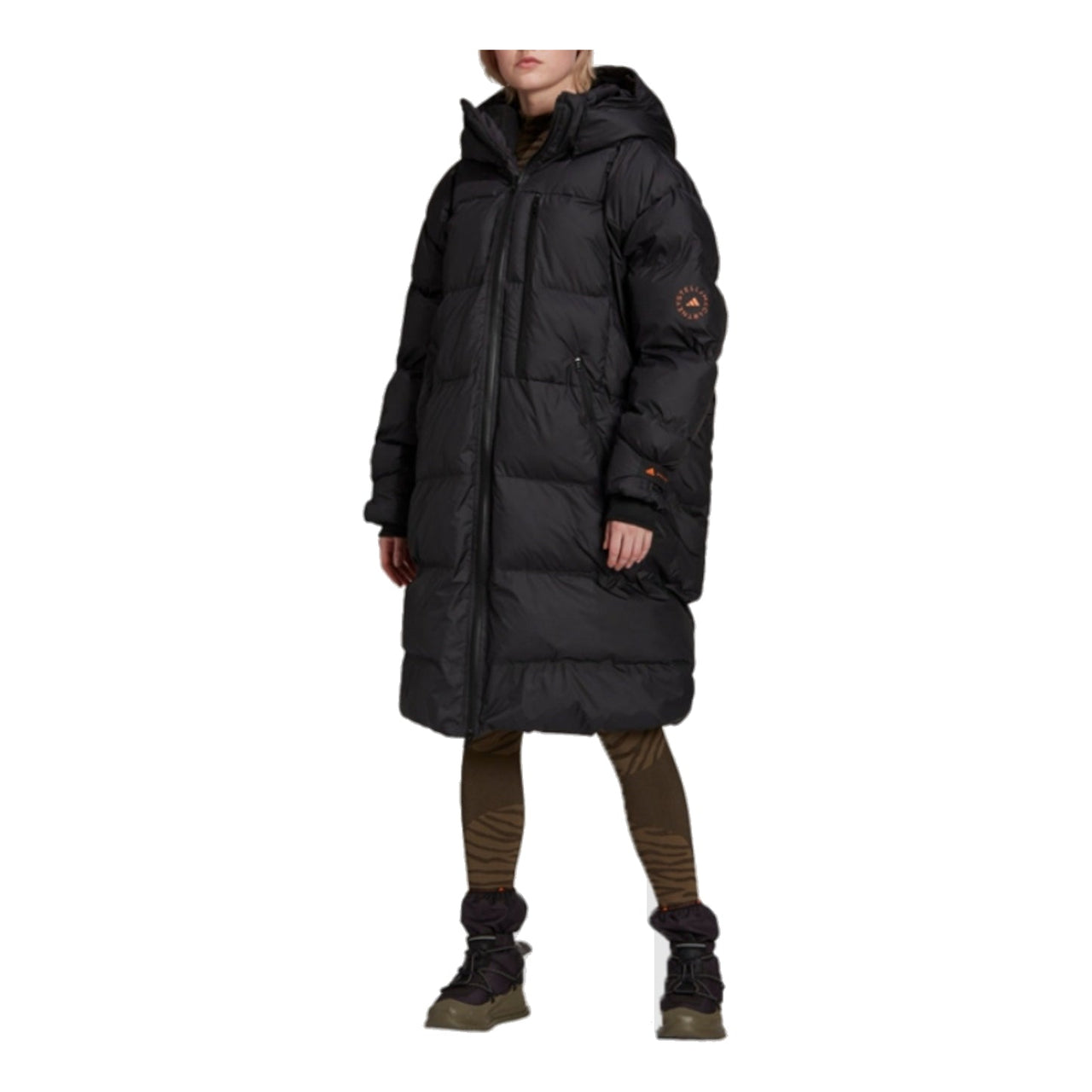 (WMNS) adidas by Stella McCartney Long Puffer Jacket Asia Sizing 'Black' GT9450